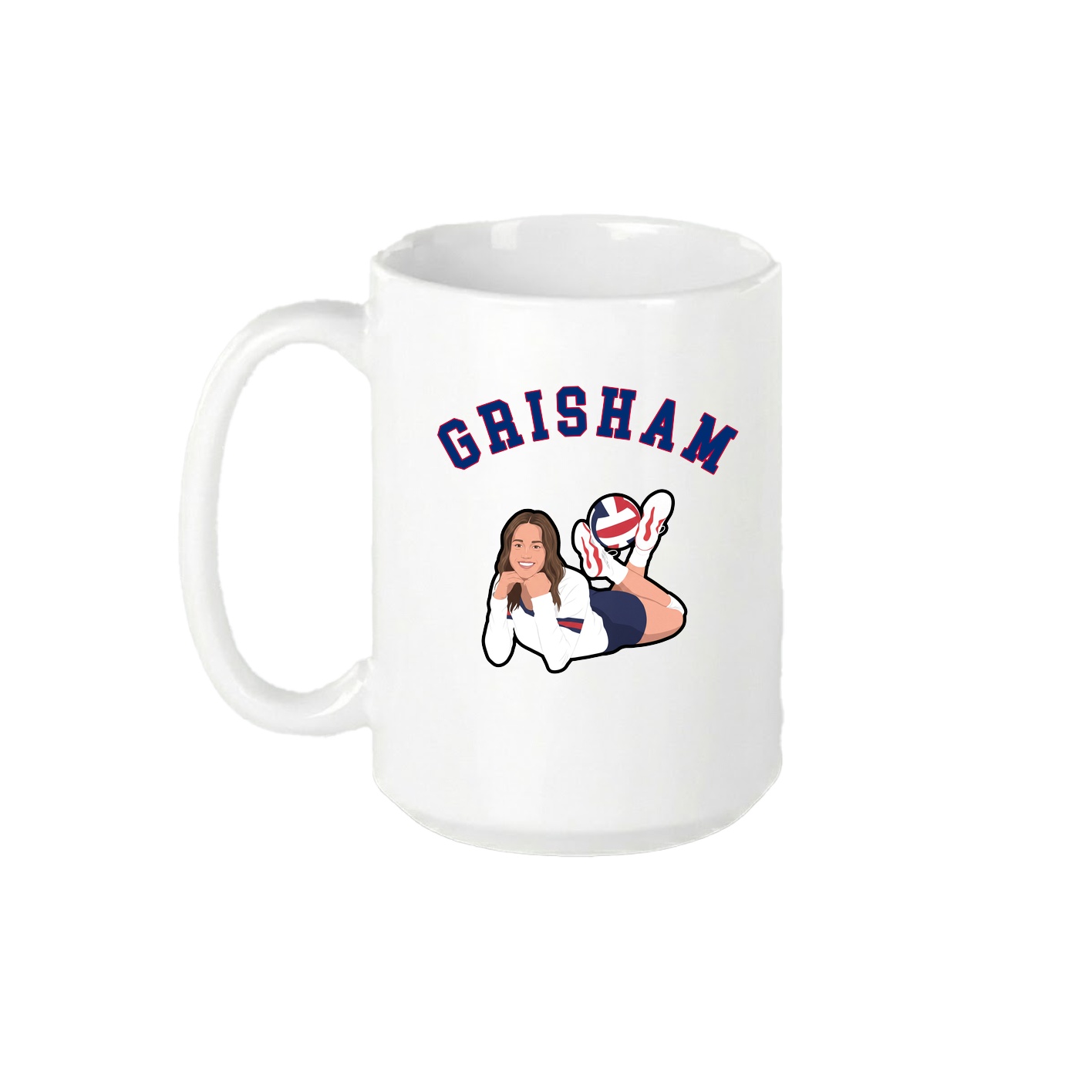 15oz Coffee Mug — Shirsey Arch in White