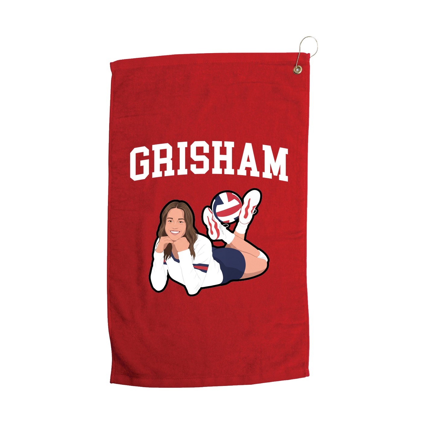 Golf Towel — Shirsey in Red