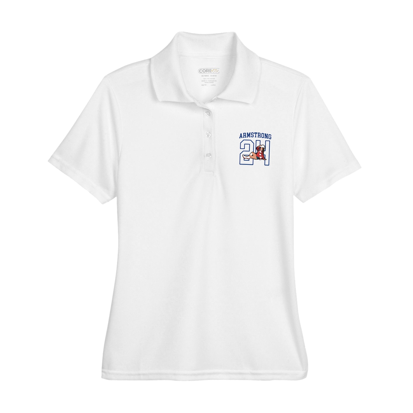 Womens Performance Polo — Shirsey in White