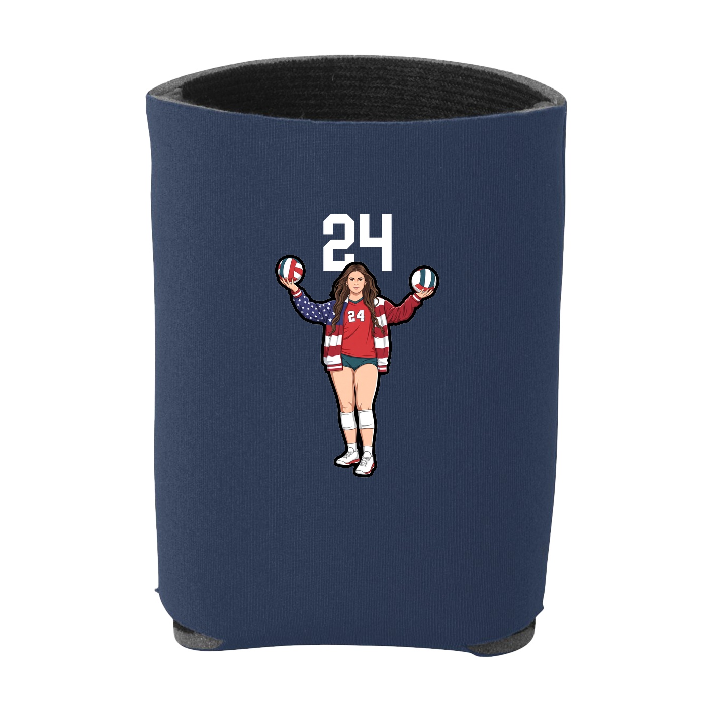 Can Holder — Number Top in Navy