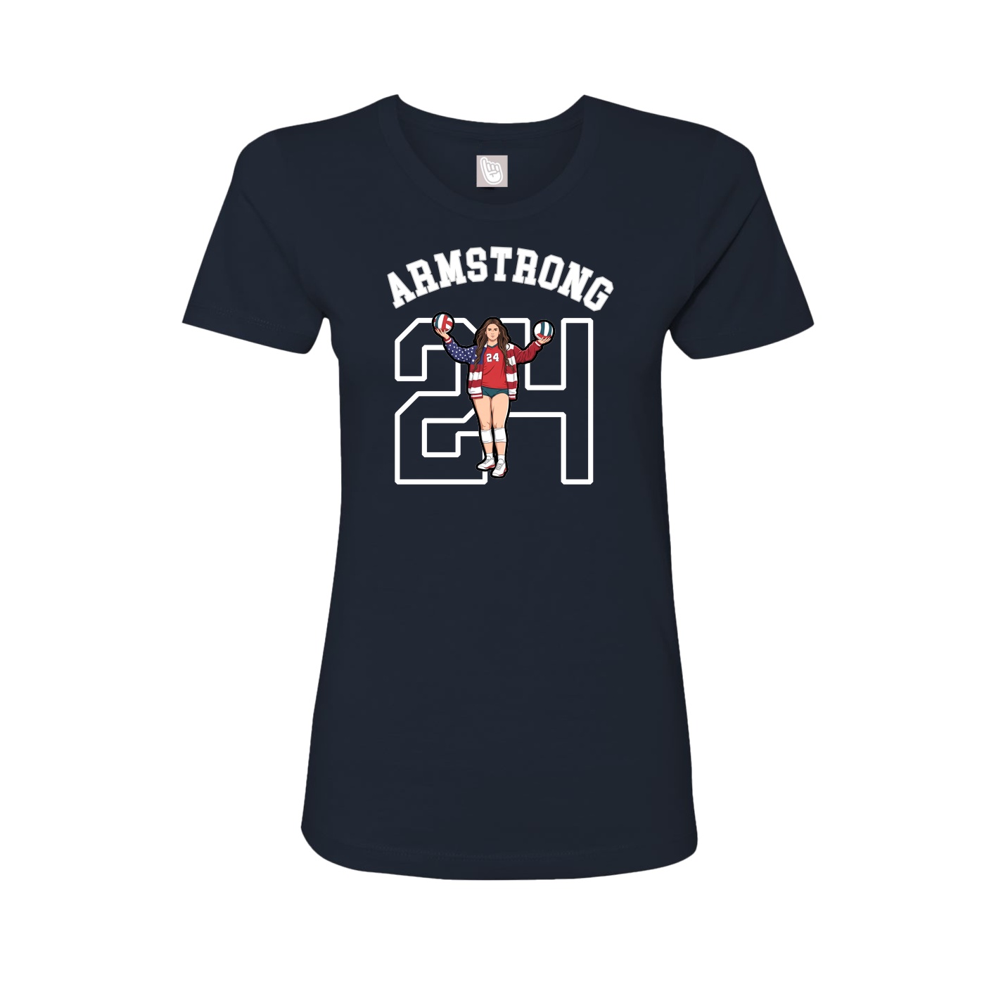 Womens Tee — Shirsey Arch in Navy