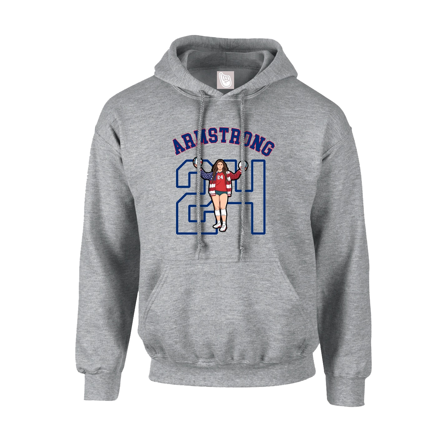 Hoodie — Shirsey Arch in Grey