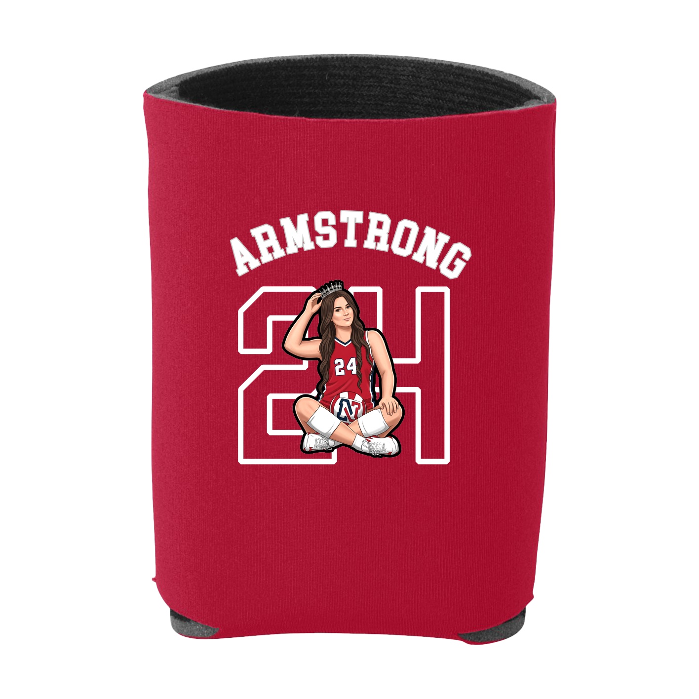 Can Holder — Shirsey Arch in Red