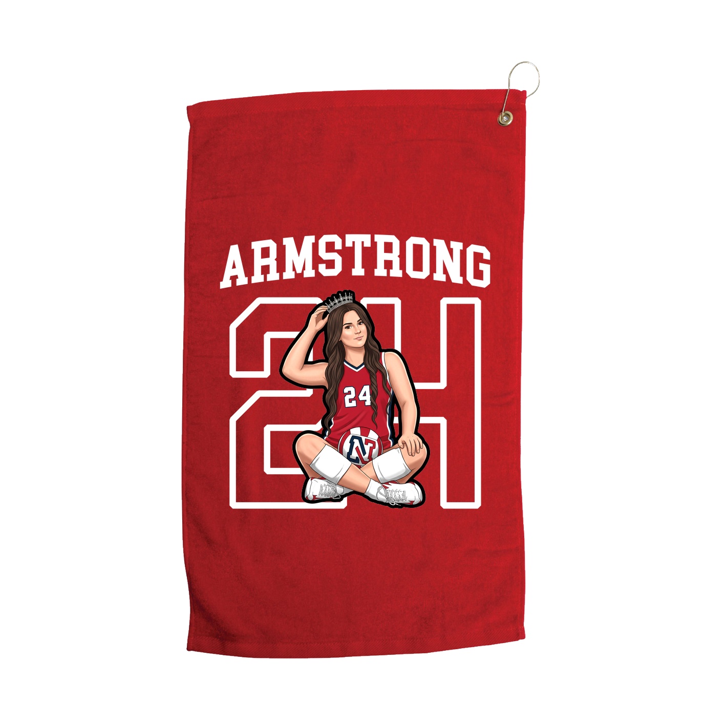 Golf Towel — Shirsey in Red