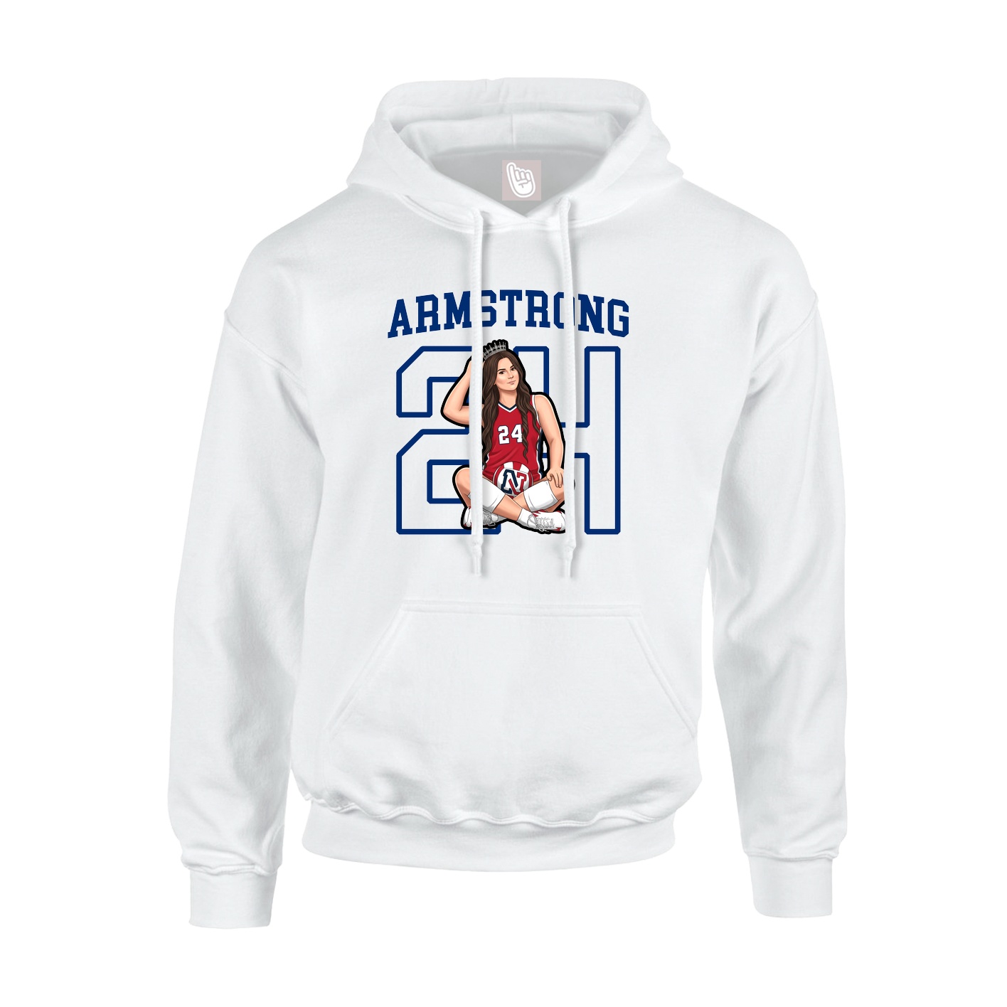 Youth Hoodie — Shirsey in White