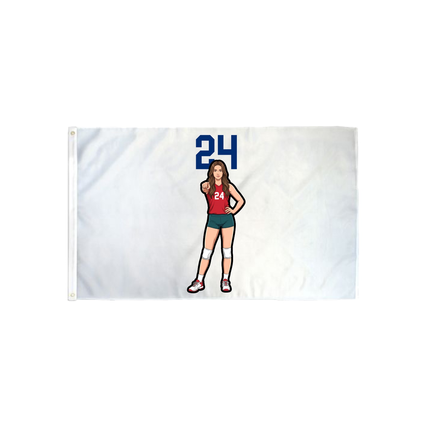 3x5 Flag — Number Top in Classic
