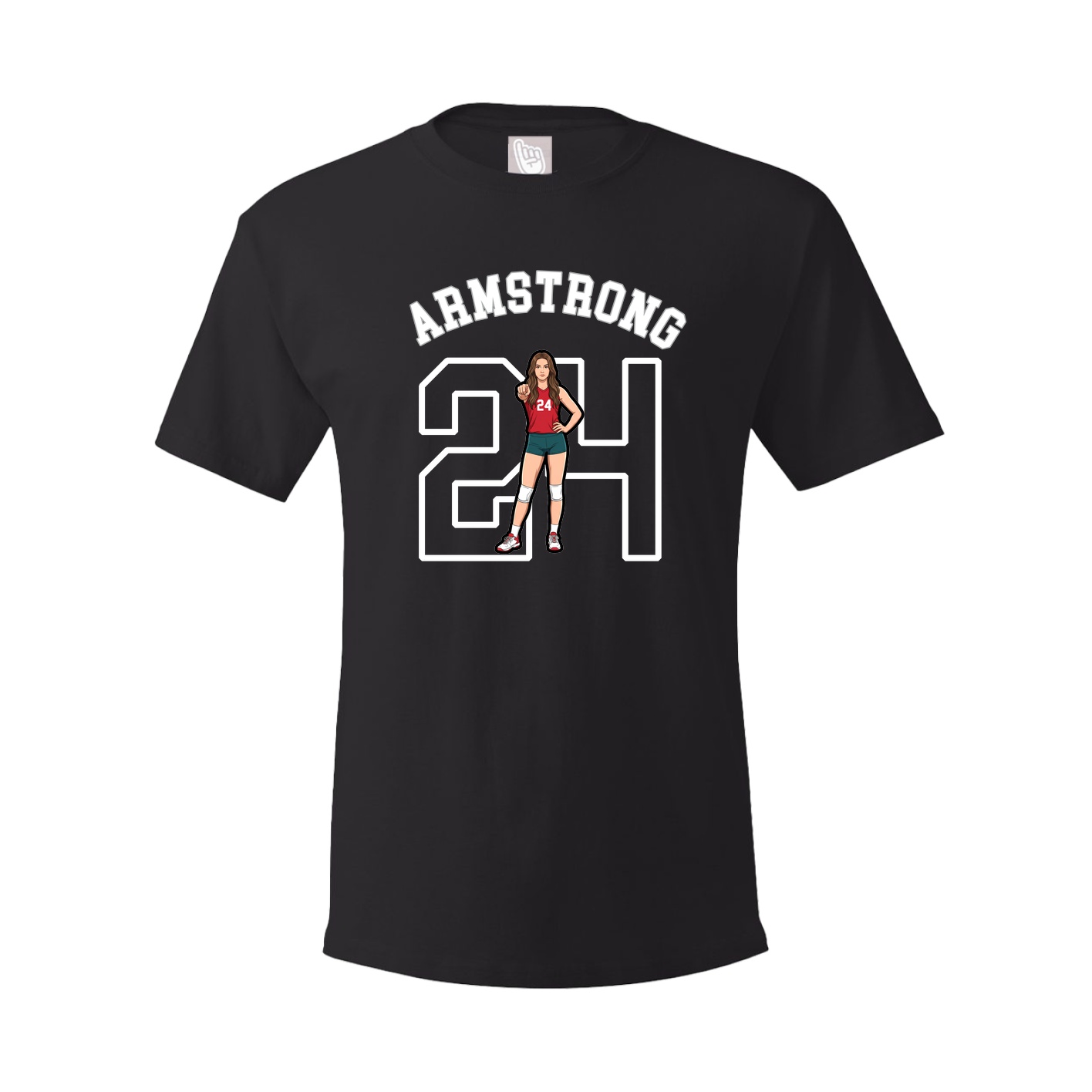 Youth Tee — Shirsey Arch in Black