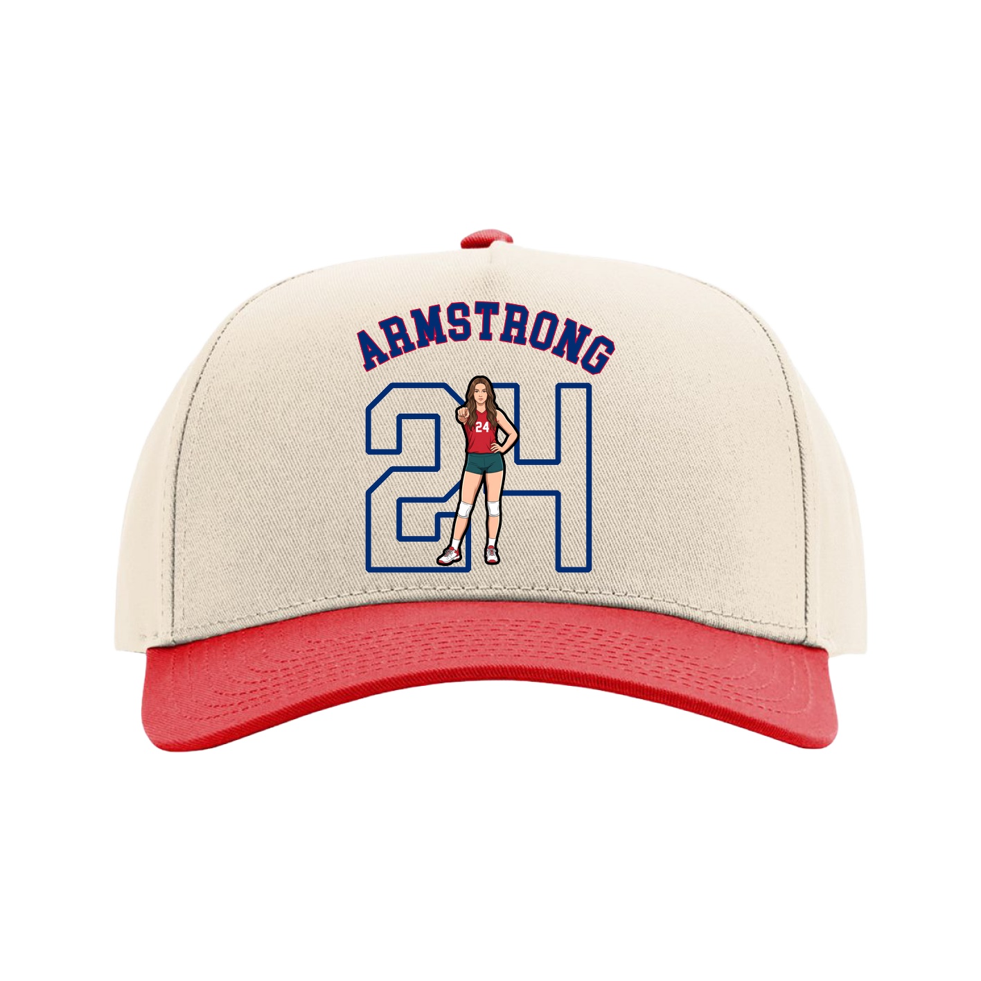 Full Fabric Five-Panel Champ Cap