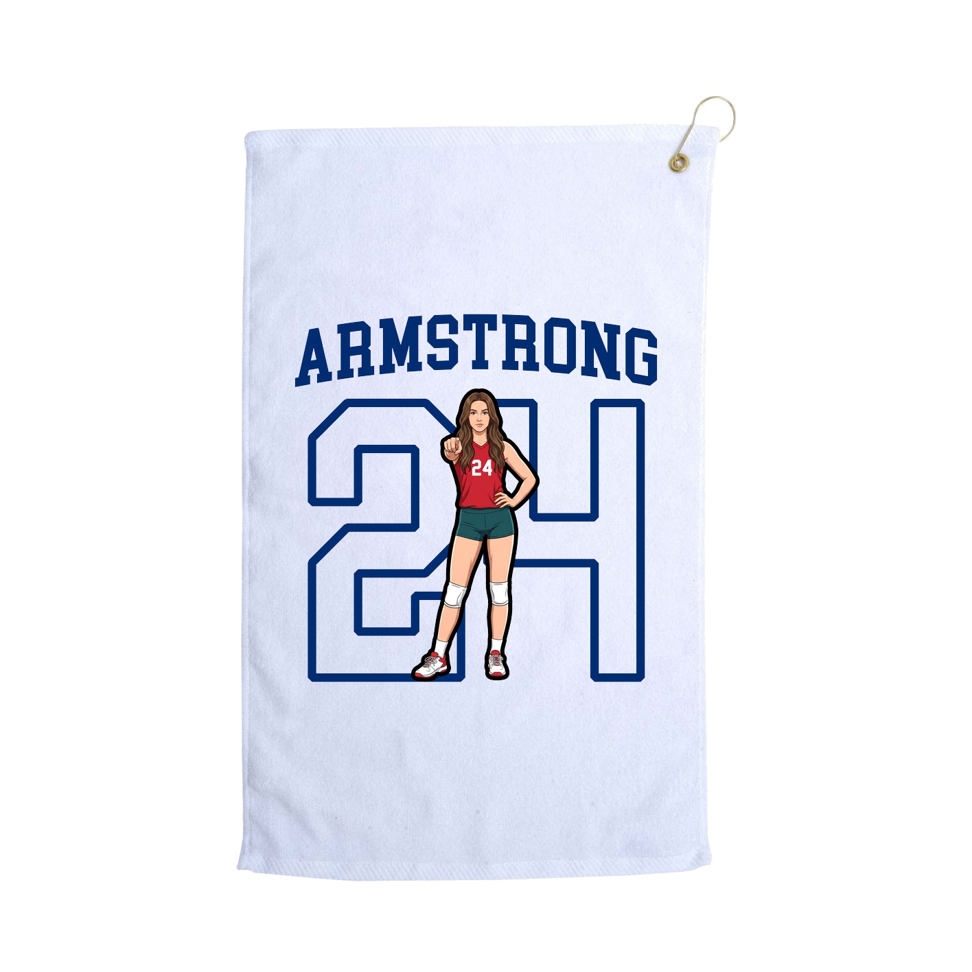 Golf Towel — Shirsey in White