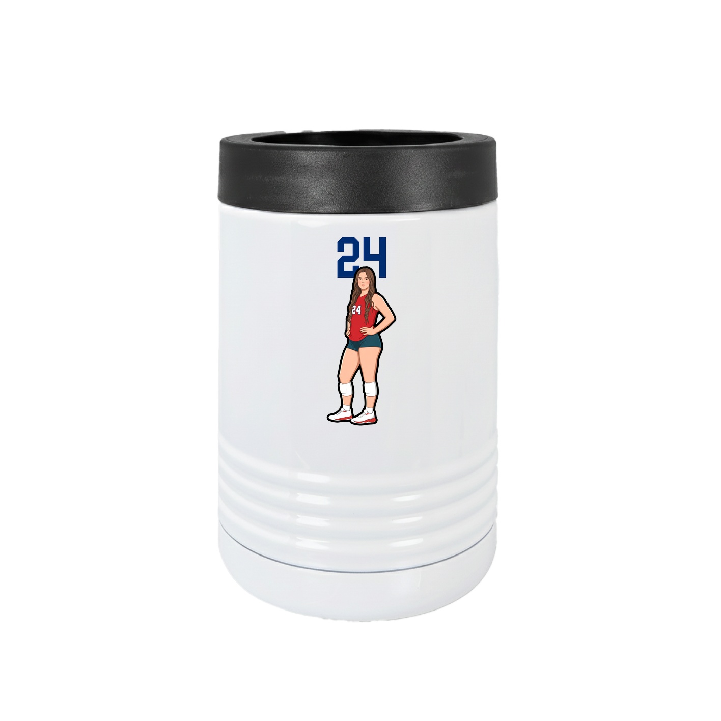 Beverage Holder — Number Top in White
