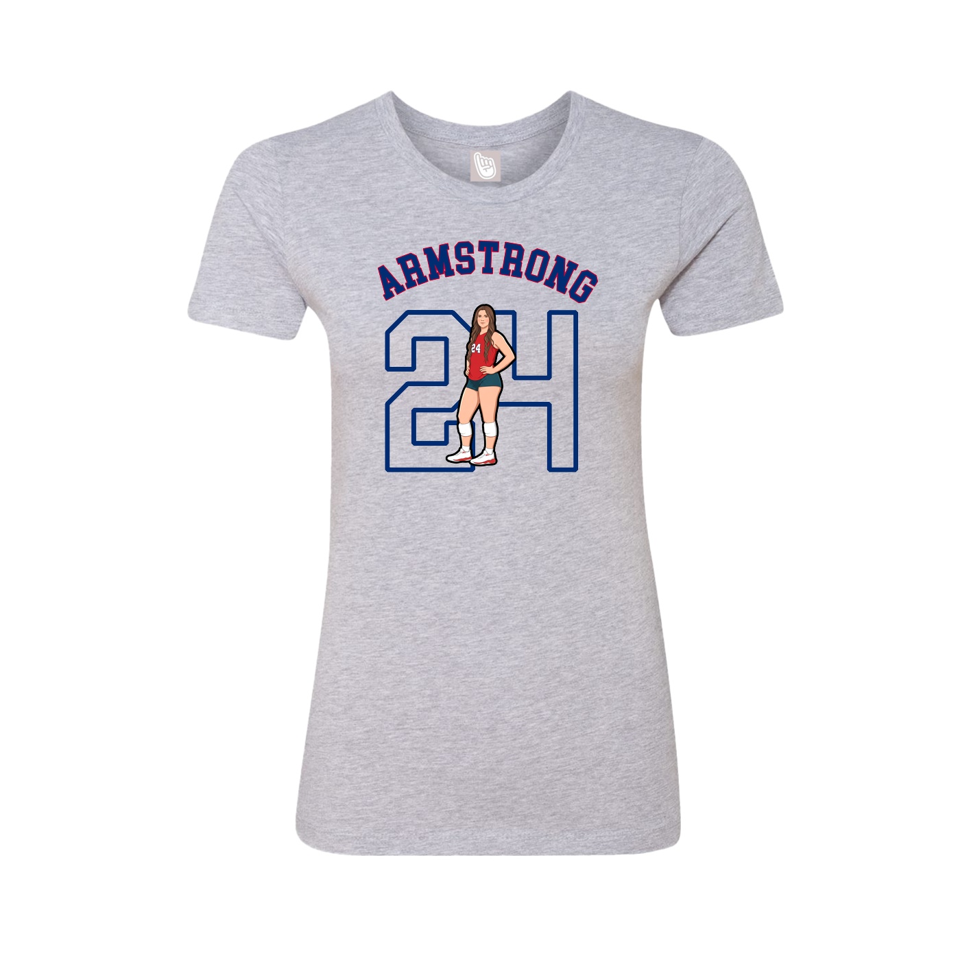 Womens Tee — Shirsey Arch in Grey
