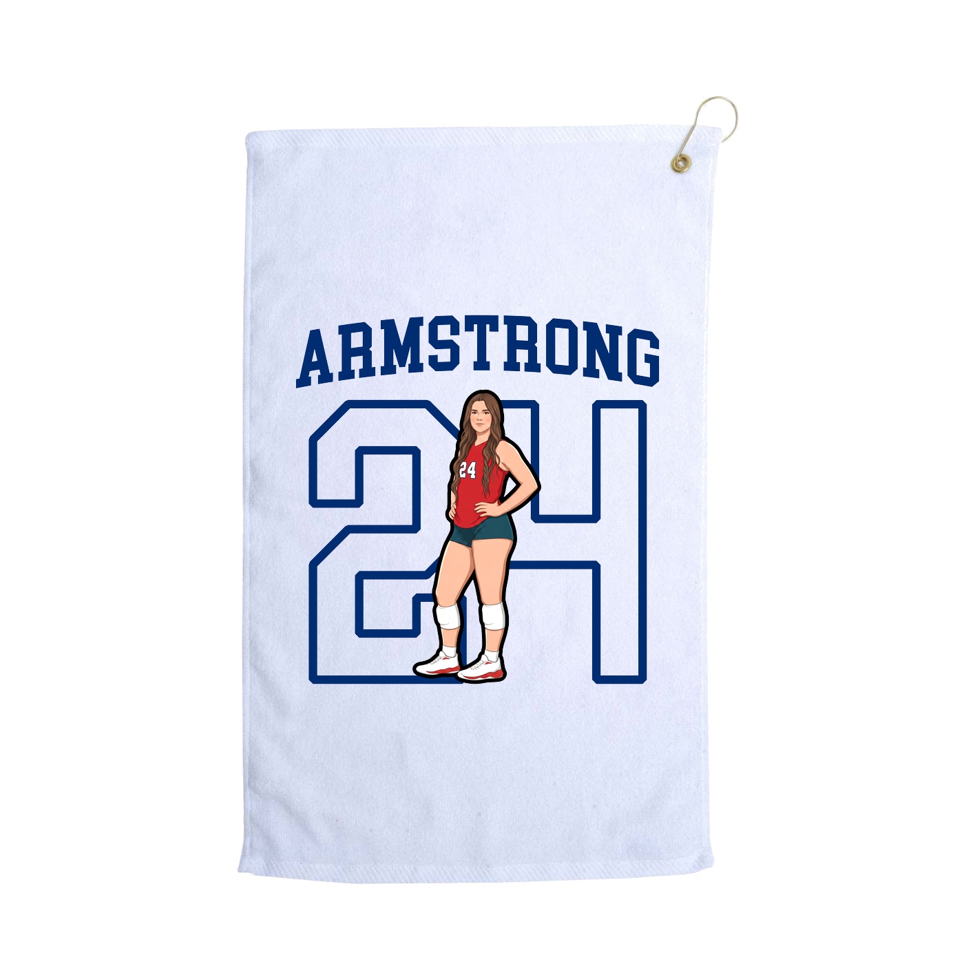 Golf Towel — Shirsey in White