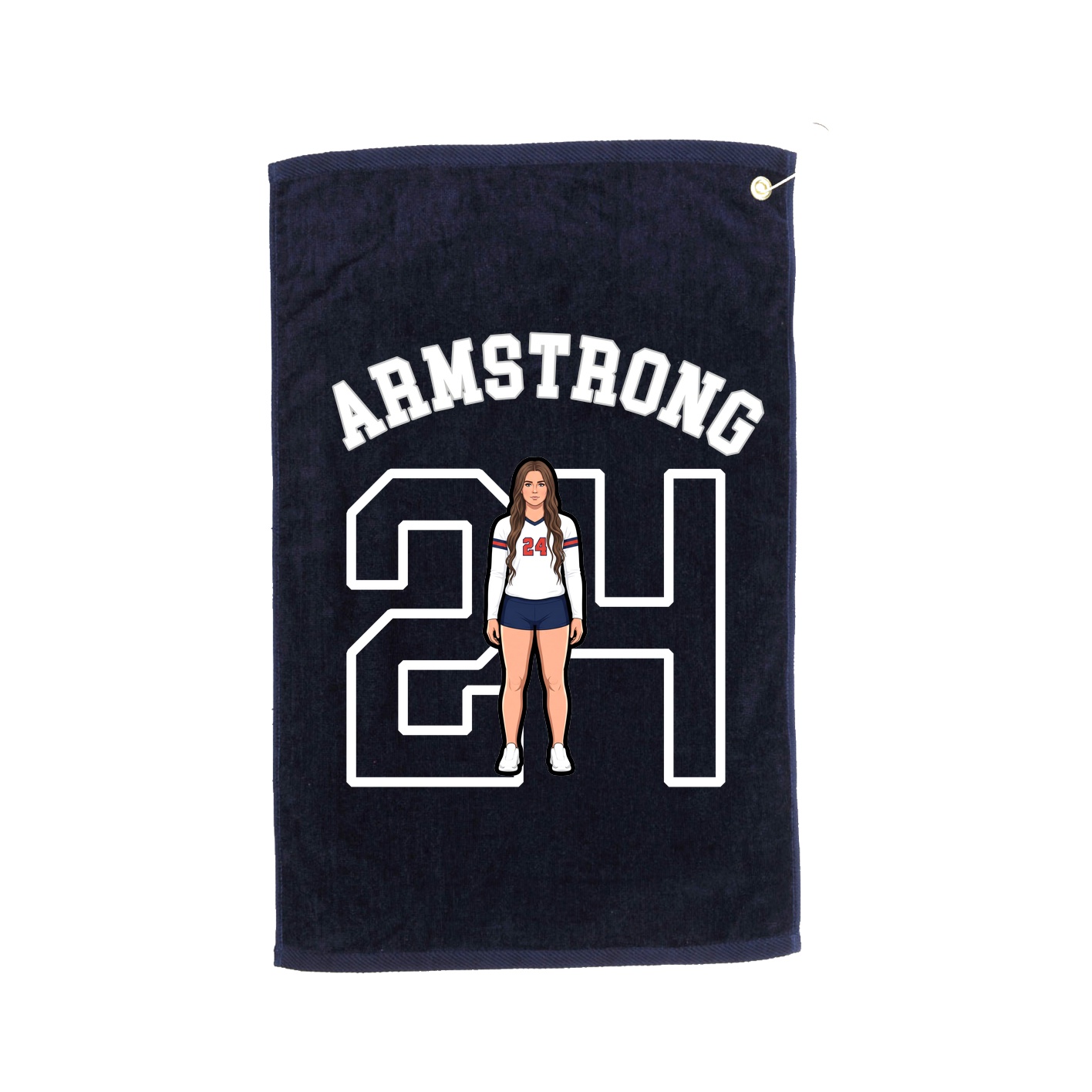Golf Towel — Shirsey Arch in Navy