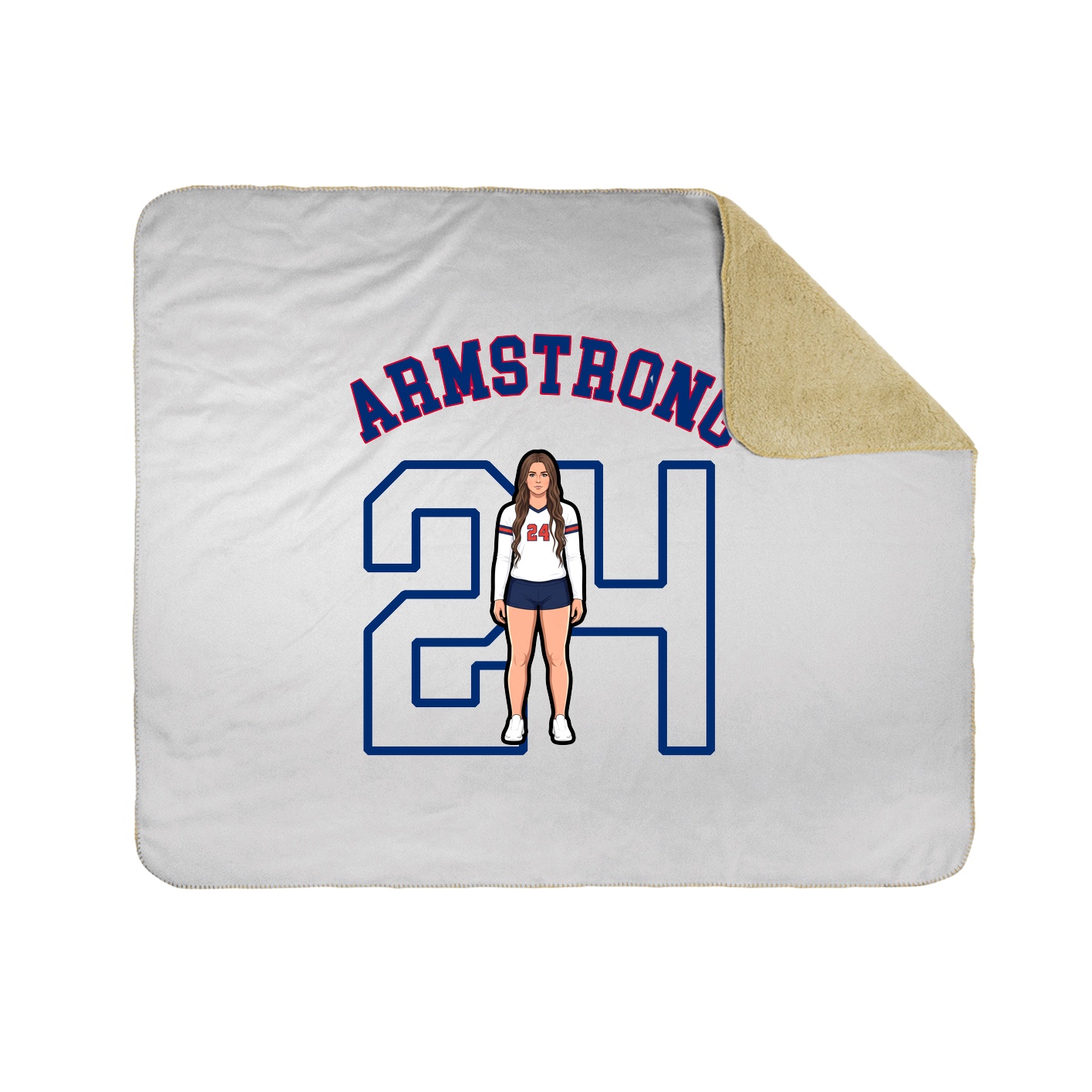 Throw Blanket — Shirsey Arch in White