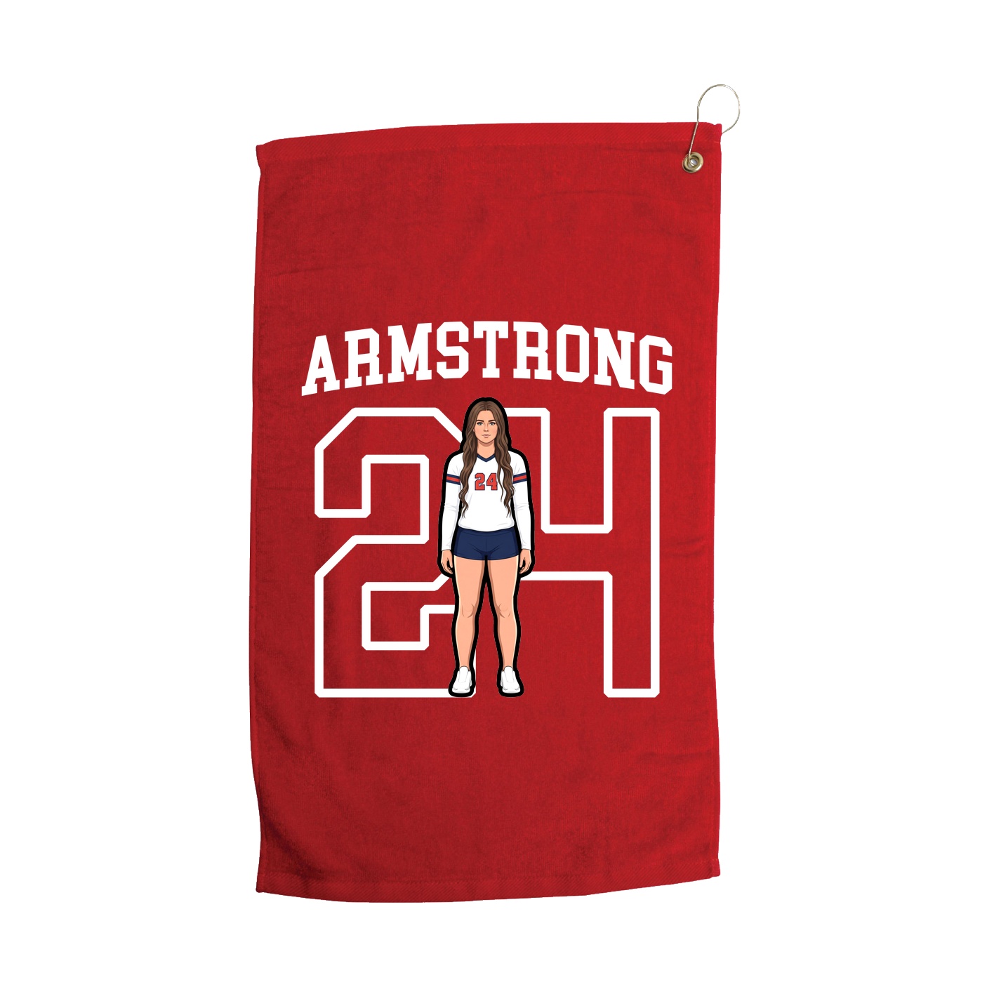 Golf Towel — Shirsey in Red
