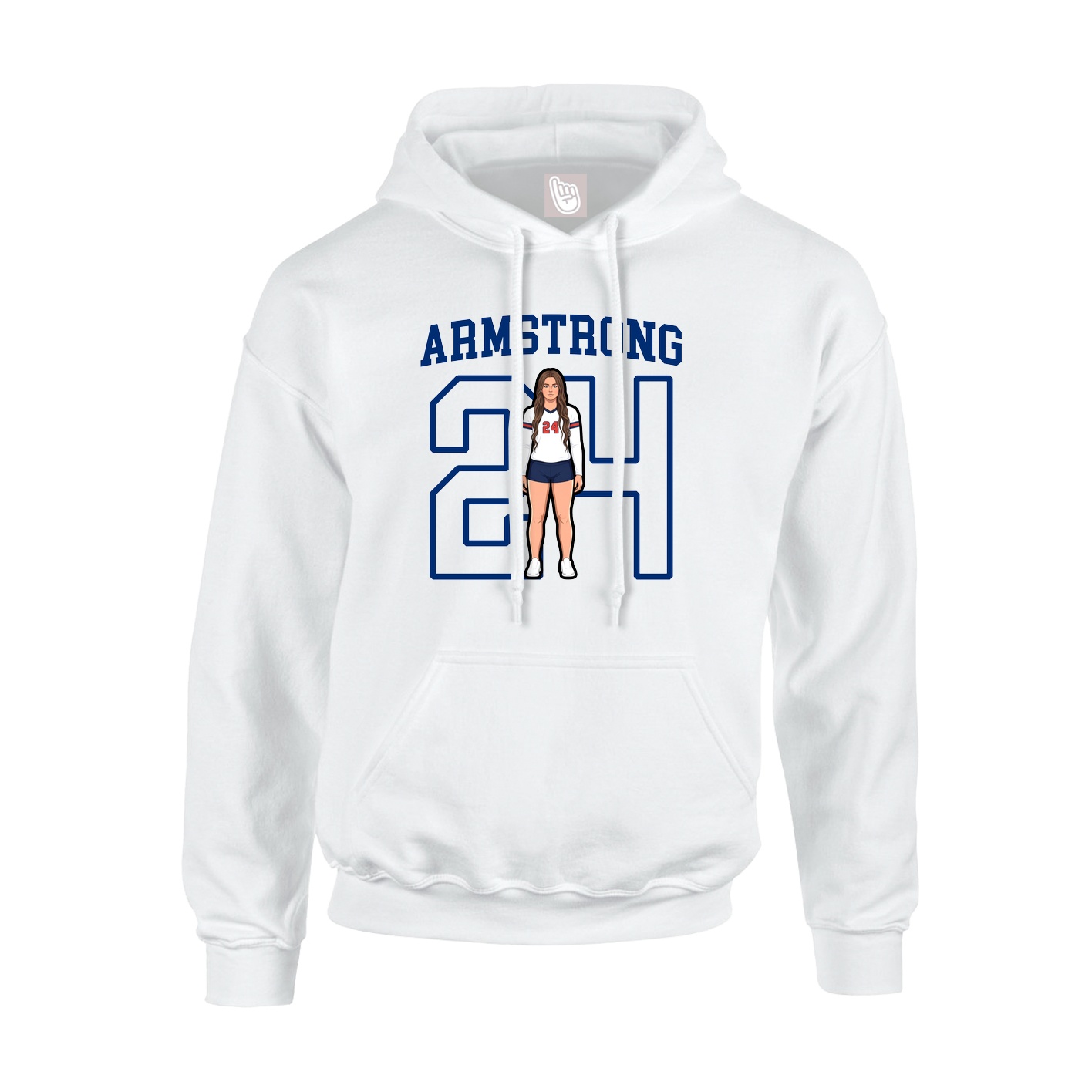 Youth Hoodie — Shirsey in White