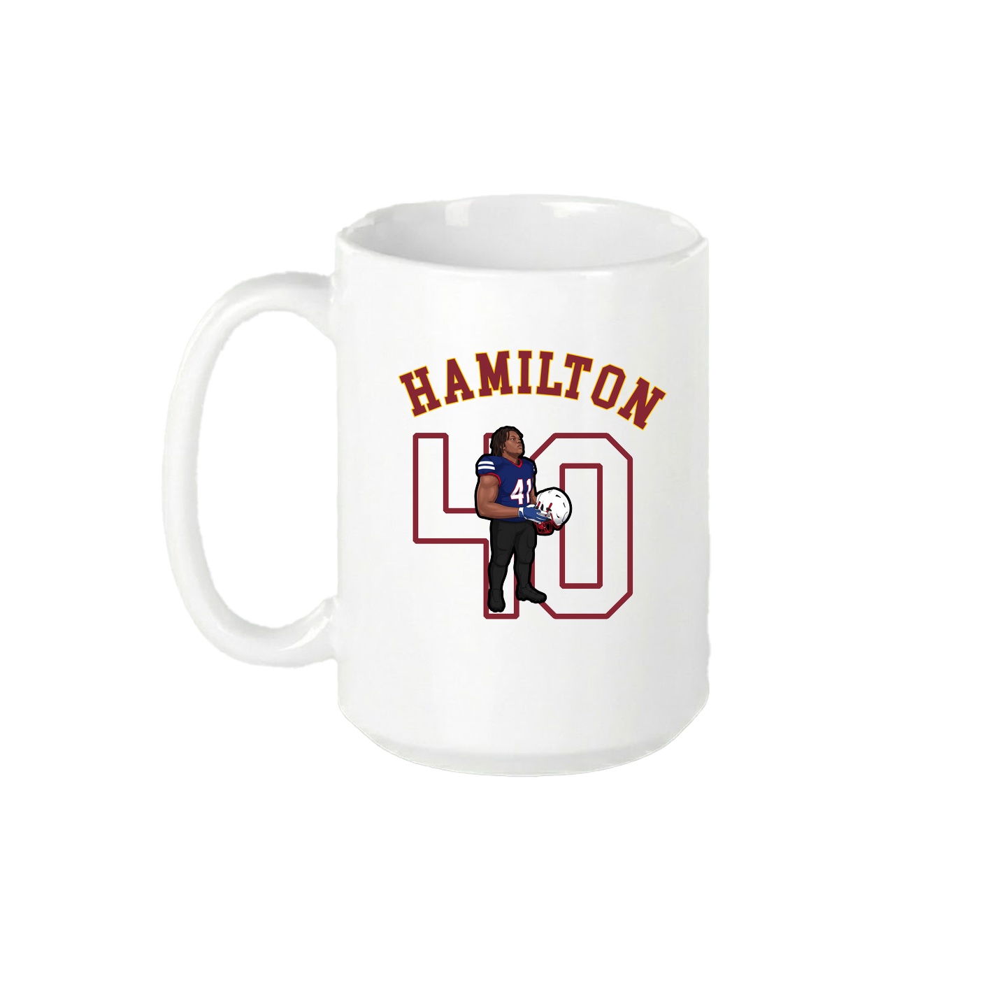 15oz Coffee Mug — Shirsey Arch in White