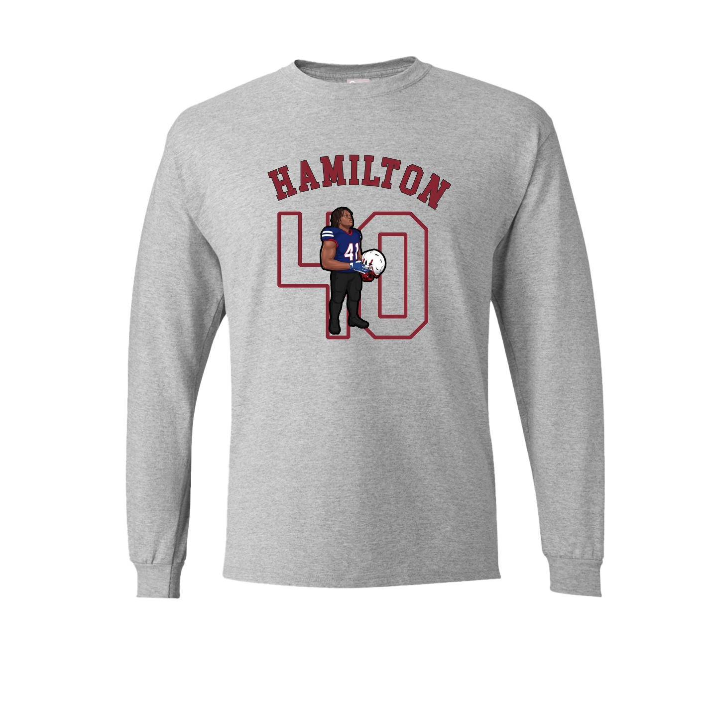 Long Sleeve Tee — Shirsey Arch in Grey