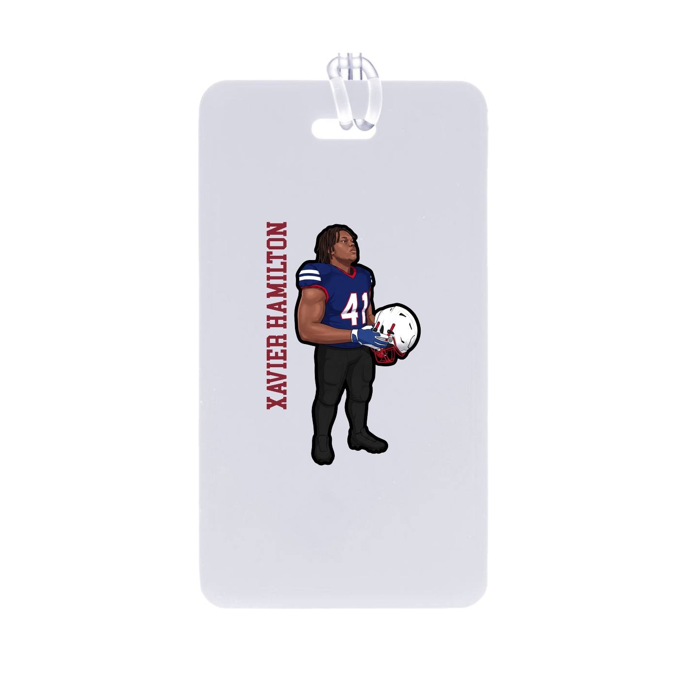 Bag Tag — Name Vertical in Classic