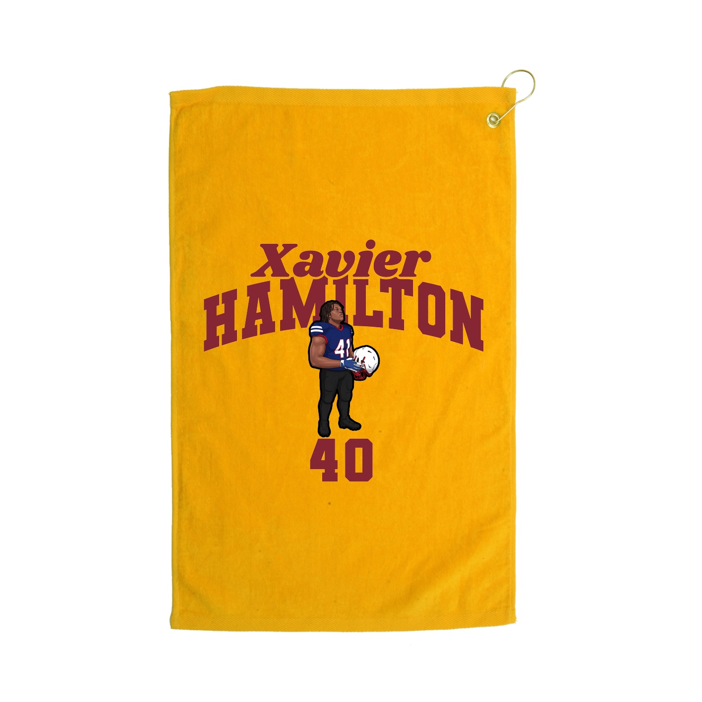 Golf Towel — Signature Arch in Gold
