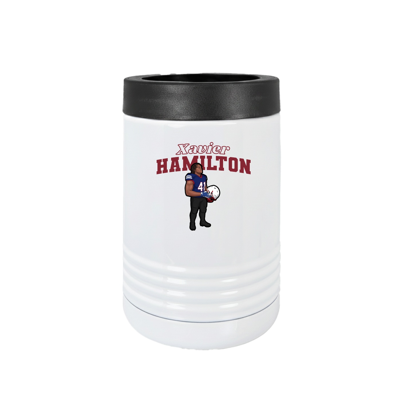 Beverage Holder — Name Arch in White