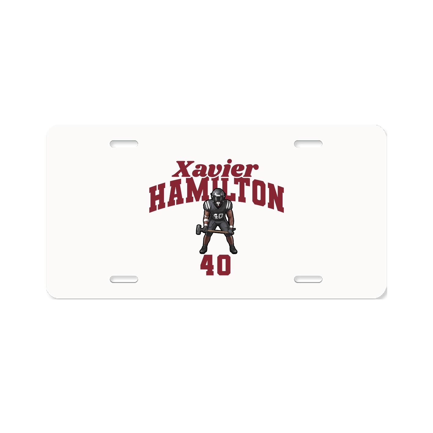 License Plate — Signature Arch in Classic