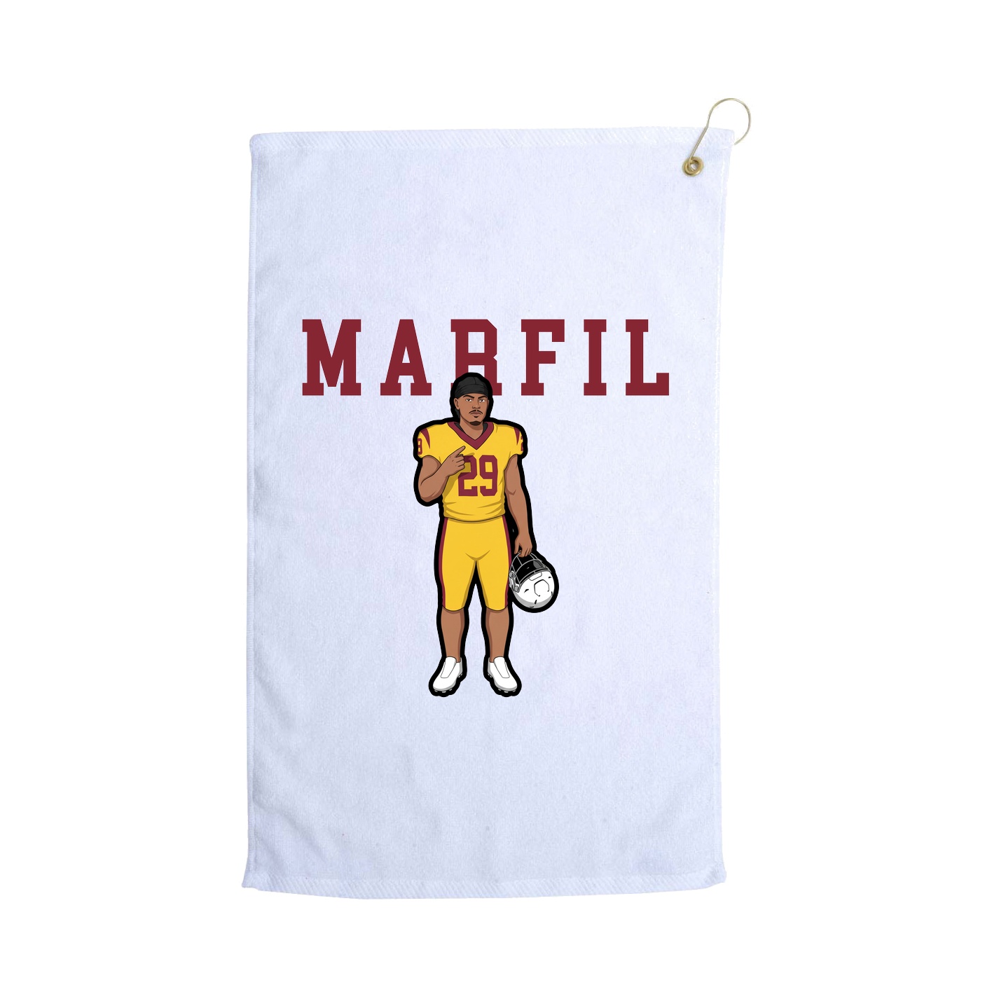 Golf Towel — Shirsey in White
