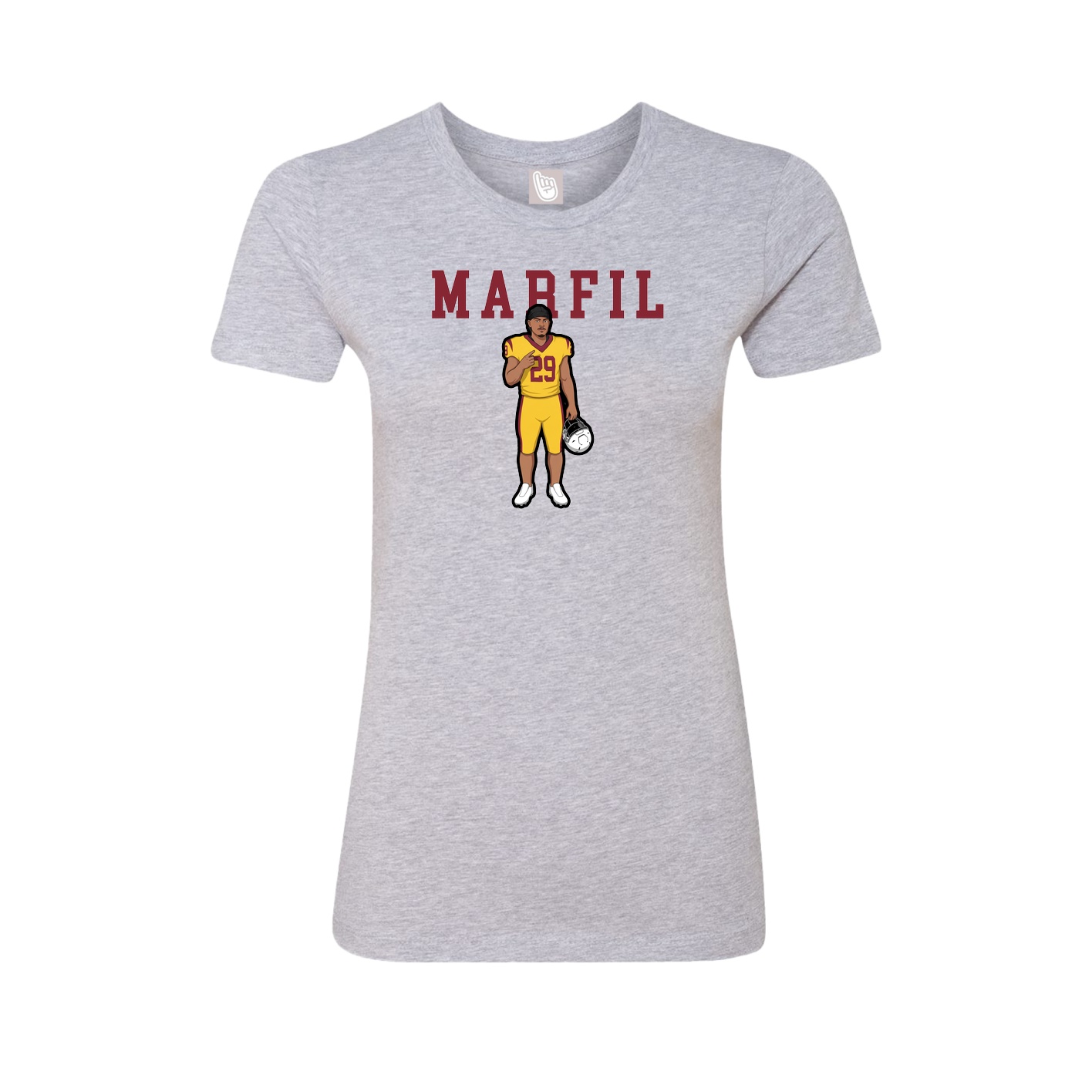 Fitted Women's Tee — Shirsey in Grey