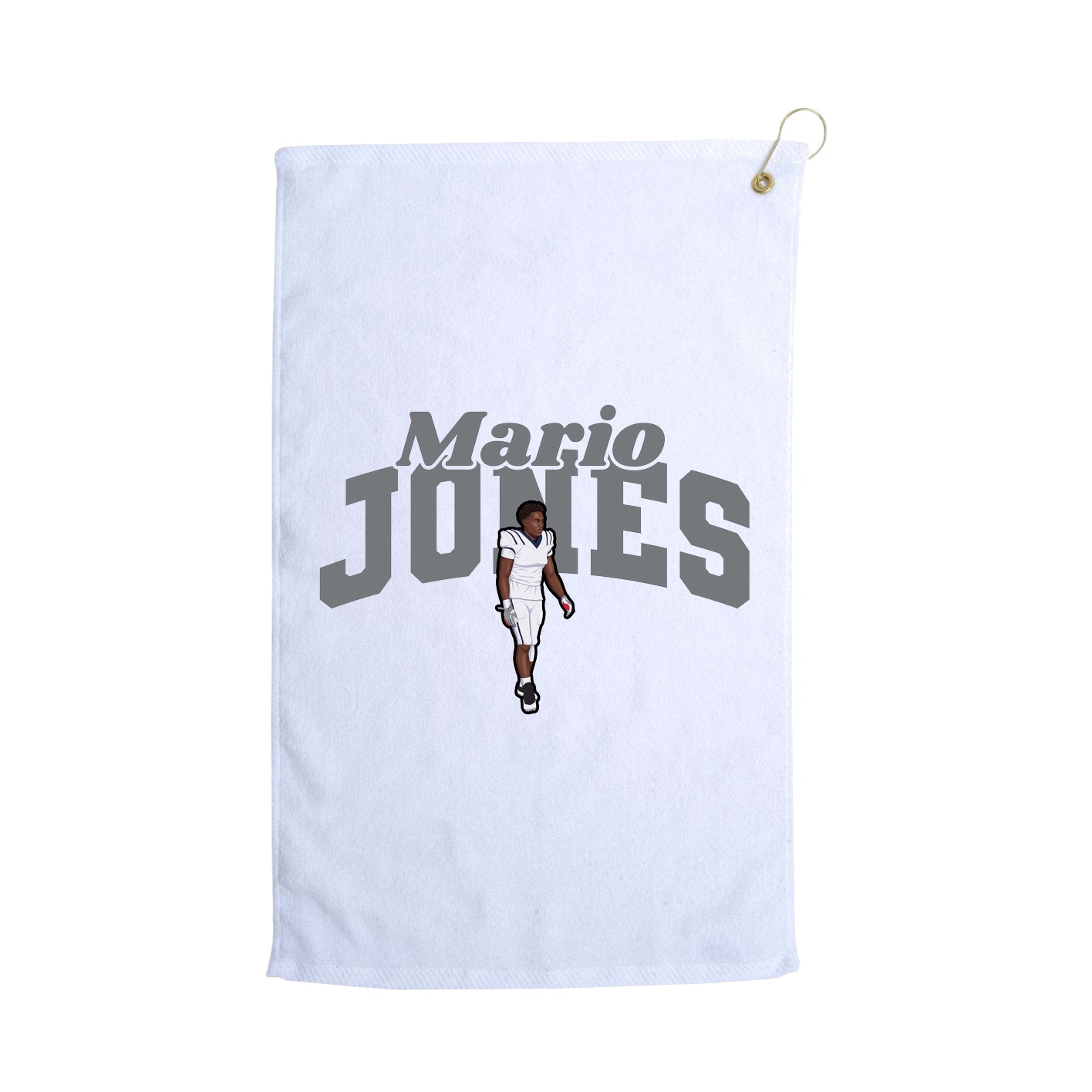 Golf Towel — Signature Arch in White