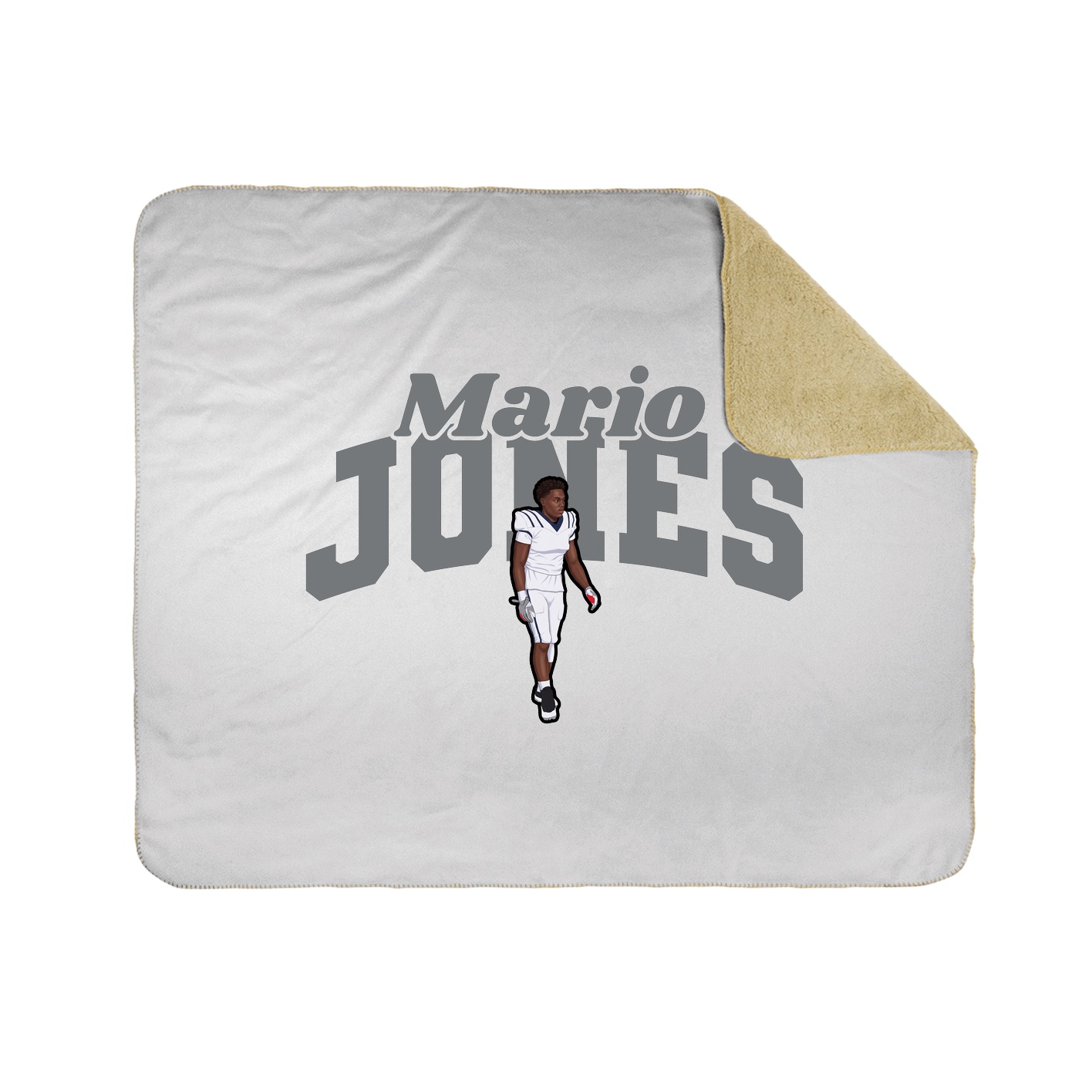 Throw Blanket — Signature Arch in White