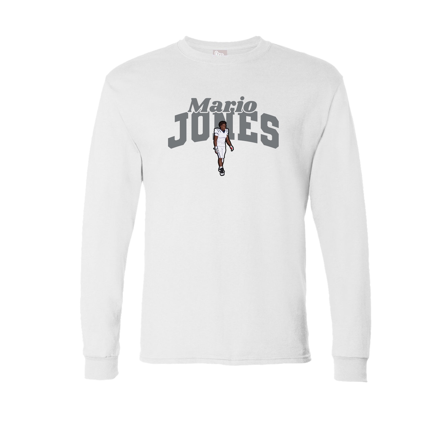 Long Sleeve Tee — Signature Arch in White