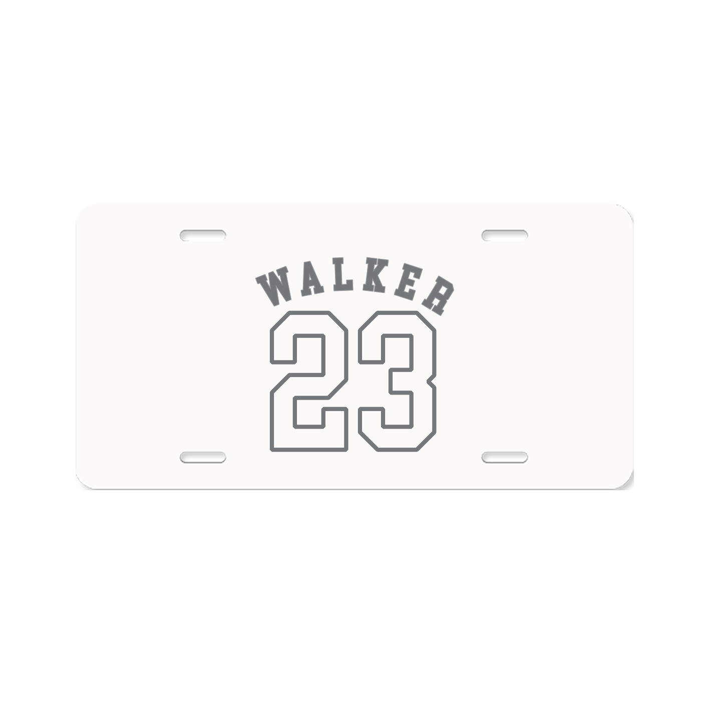 License Plate — Shirsey Arch in Classic