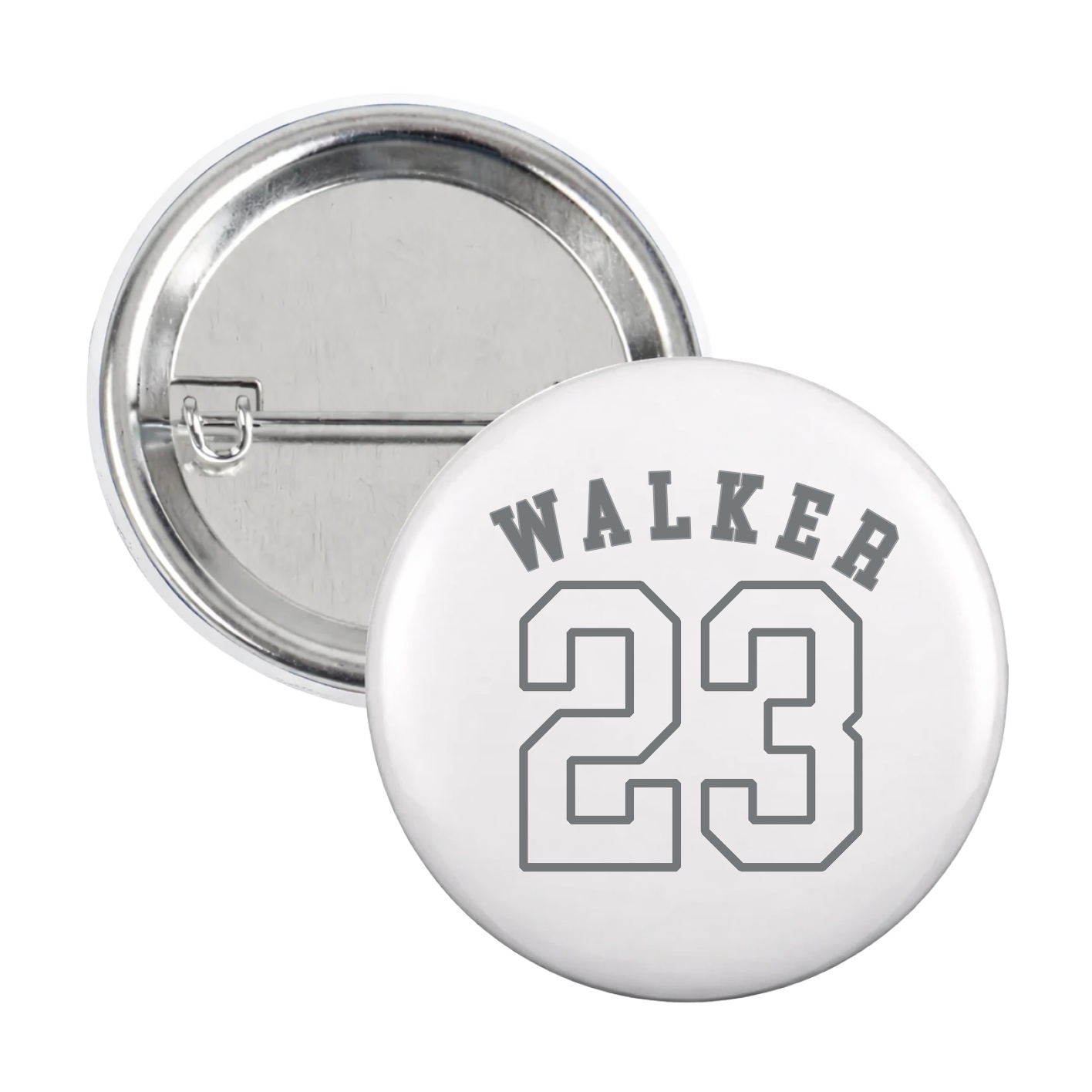Game Day Button — Shirsey Arch in White