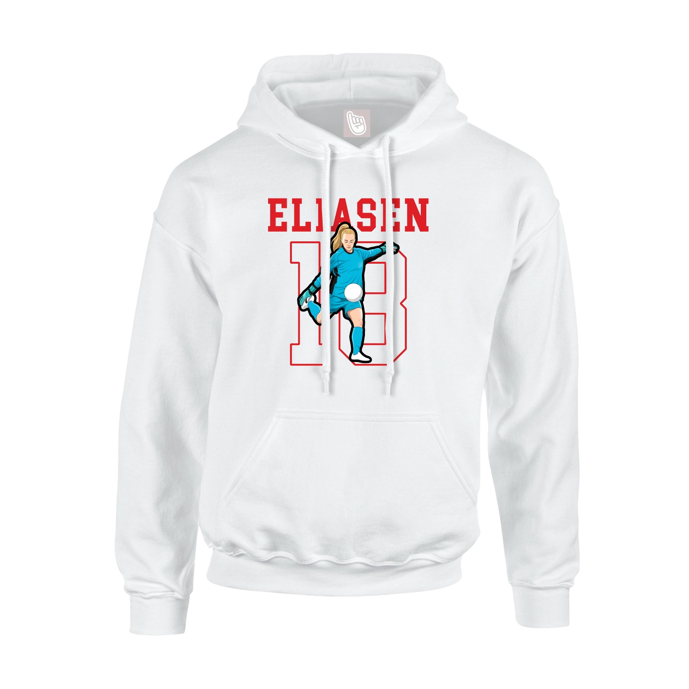 Hoodie — Shirsey in White