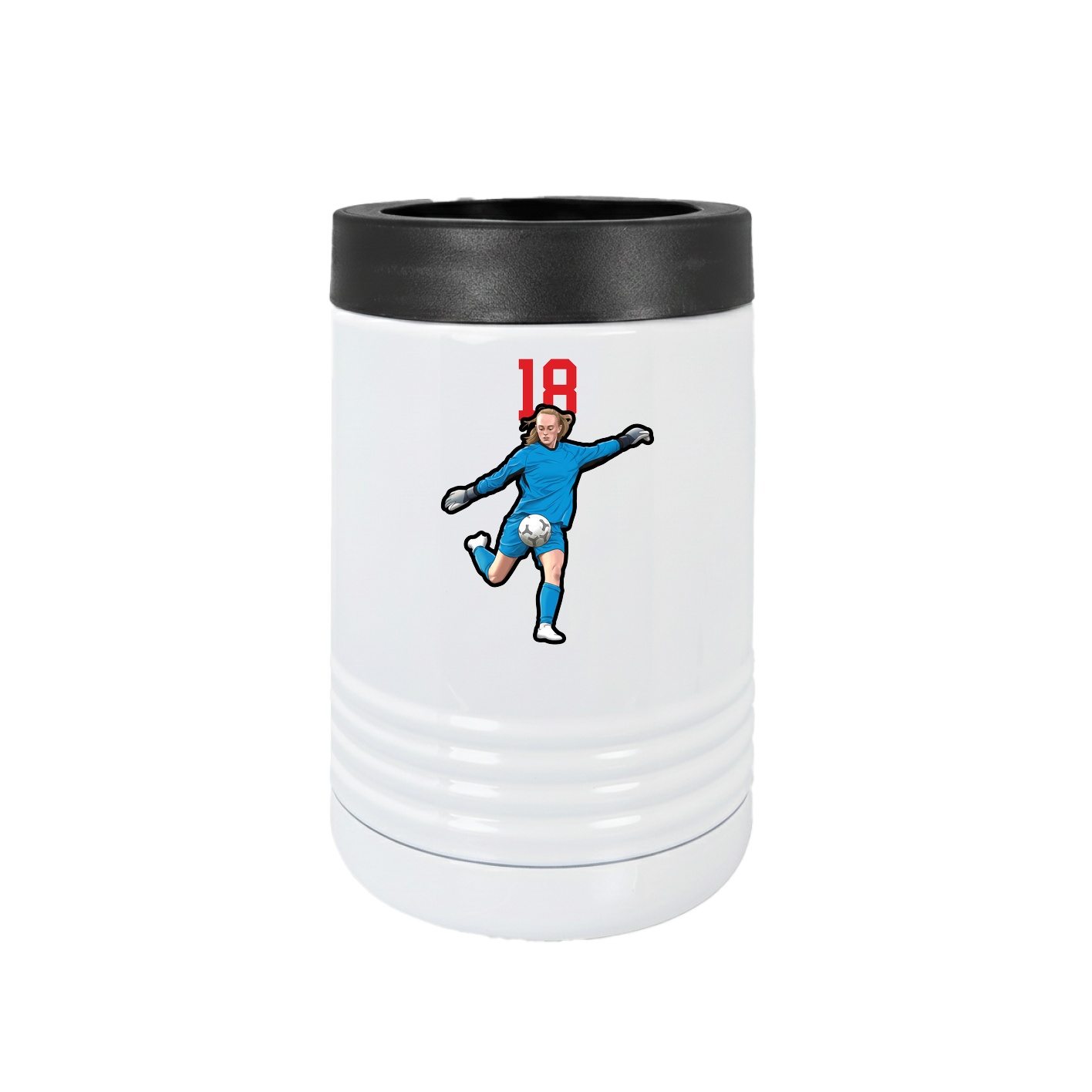 Beverage Holder — Number Top in White