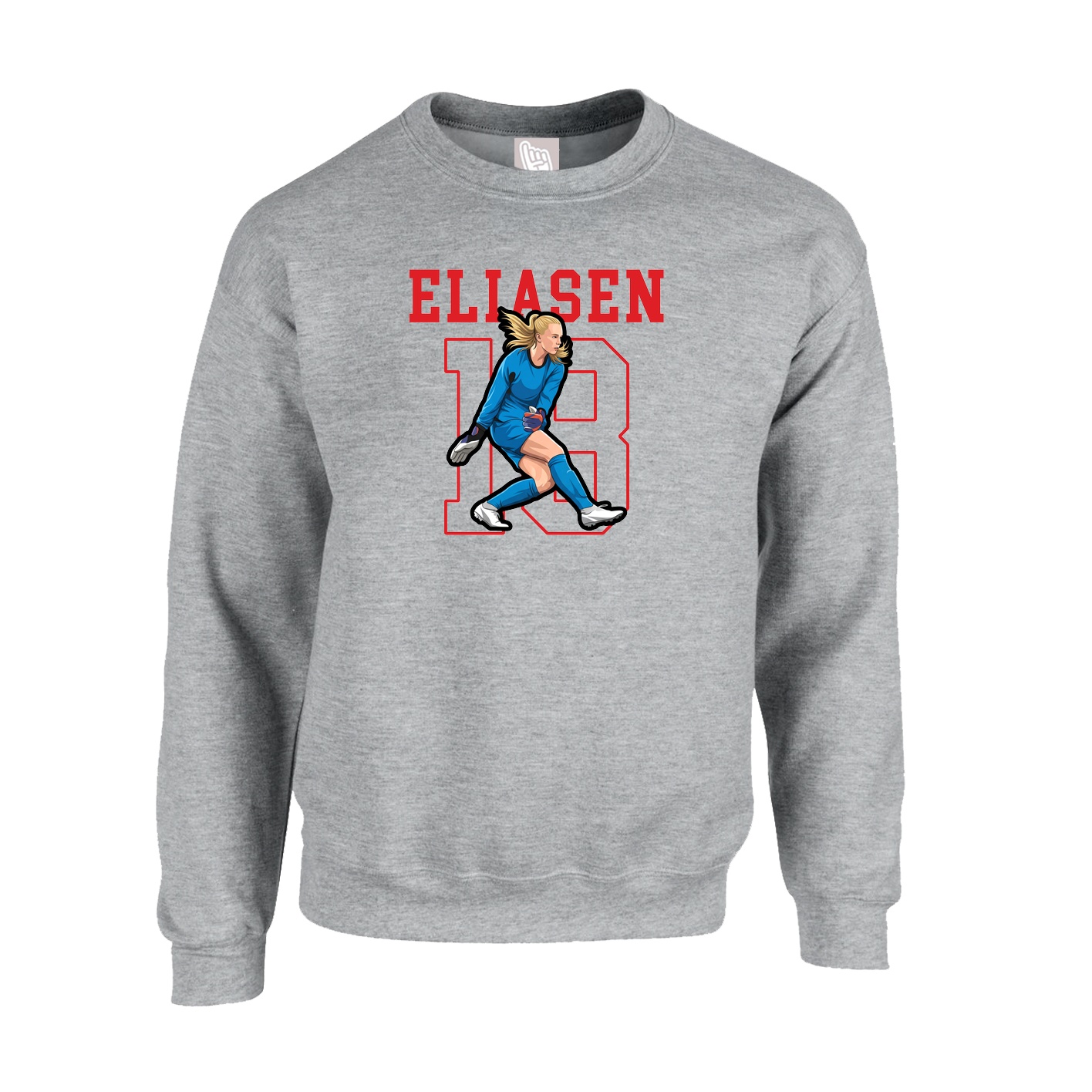 Fleece Crew — Shirsey in Grey