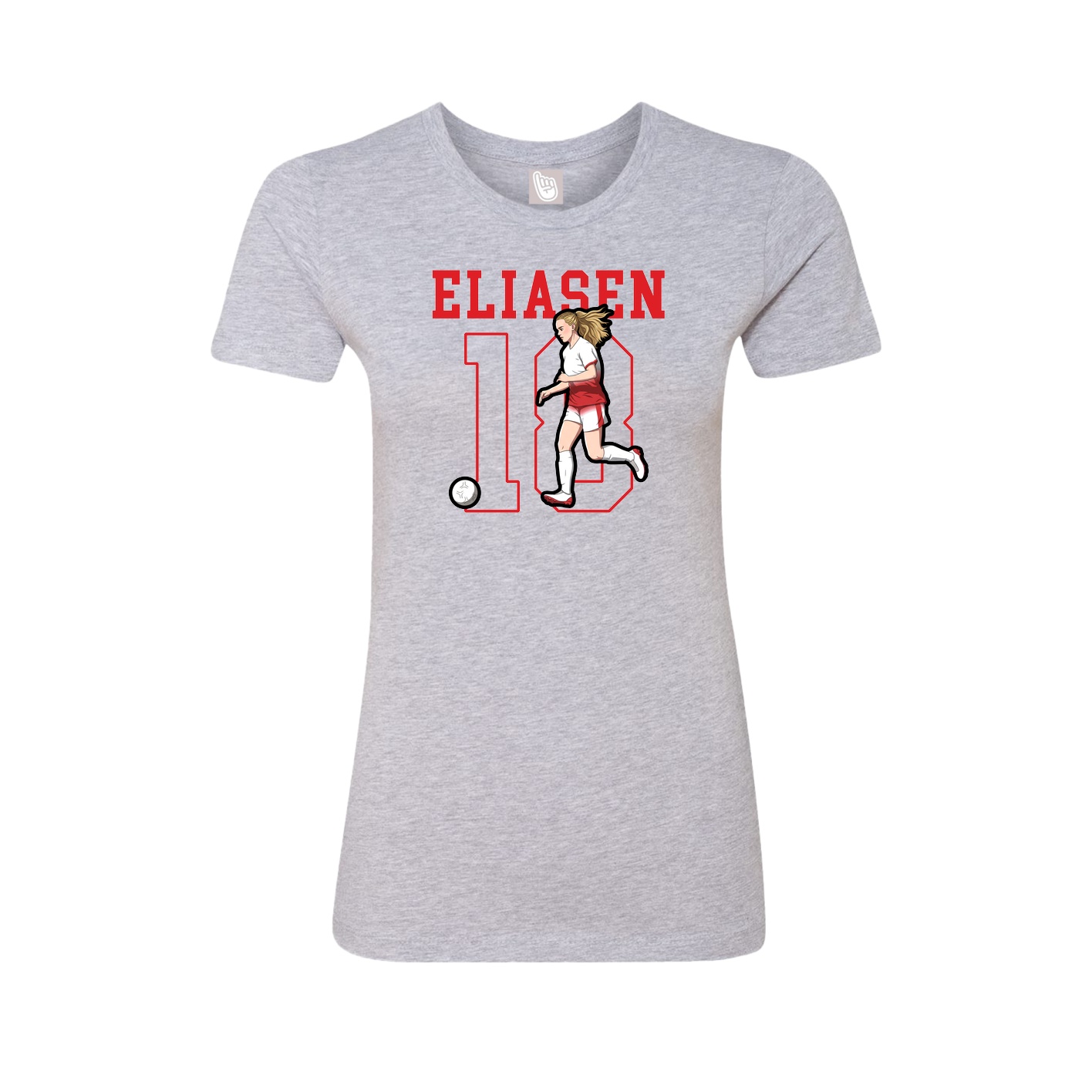 Fitted Women's Tee — Shirsey in Grey