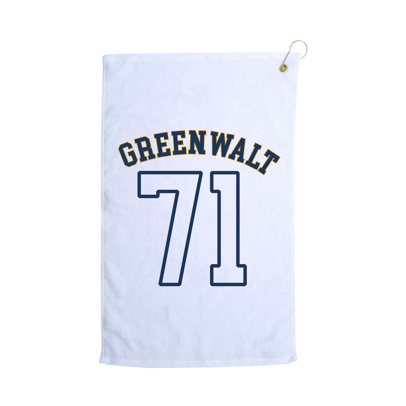Golf Towel — Shirsey Arch in White