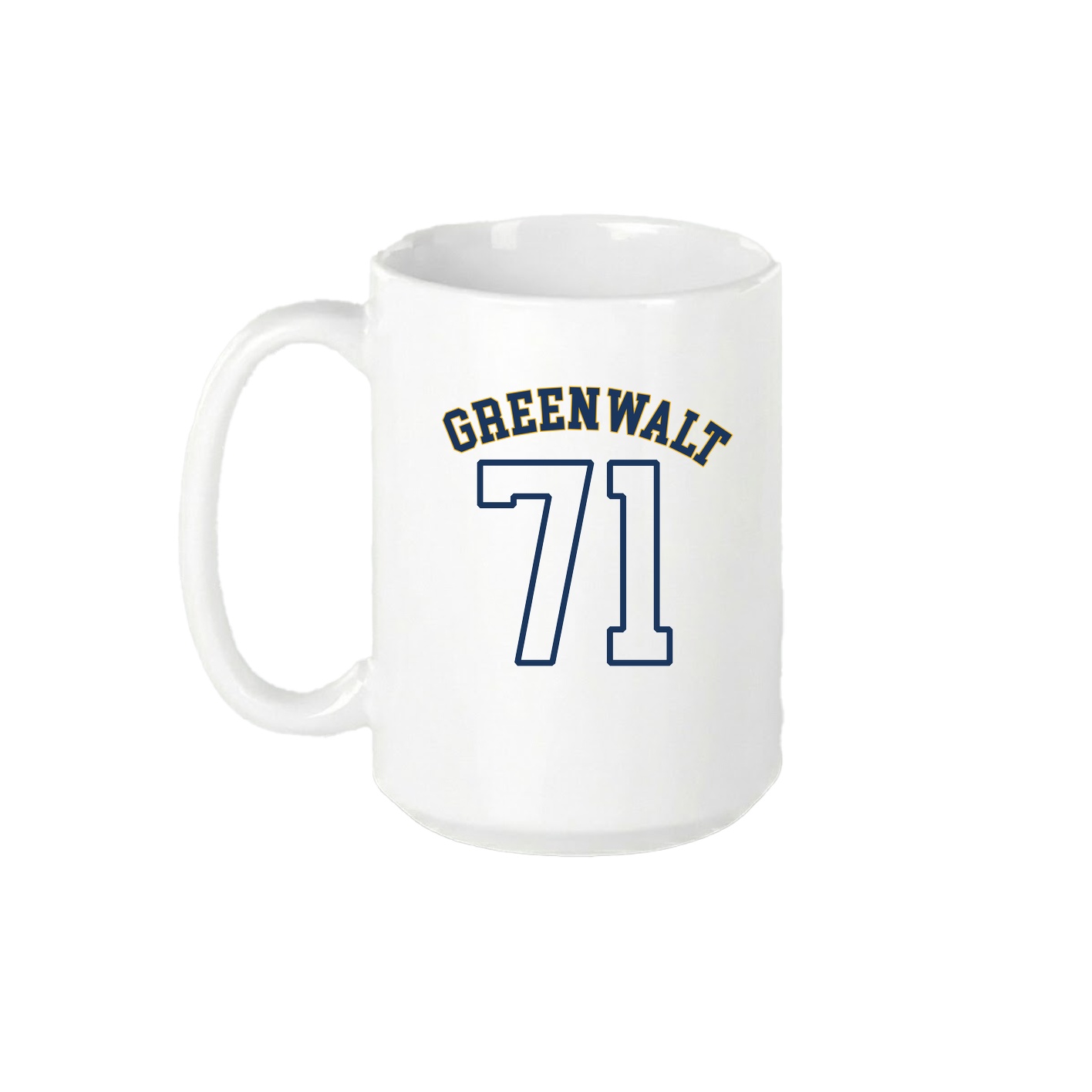 15oz Coffee Mug — Shirsey Arch in White