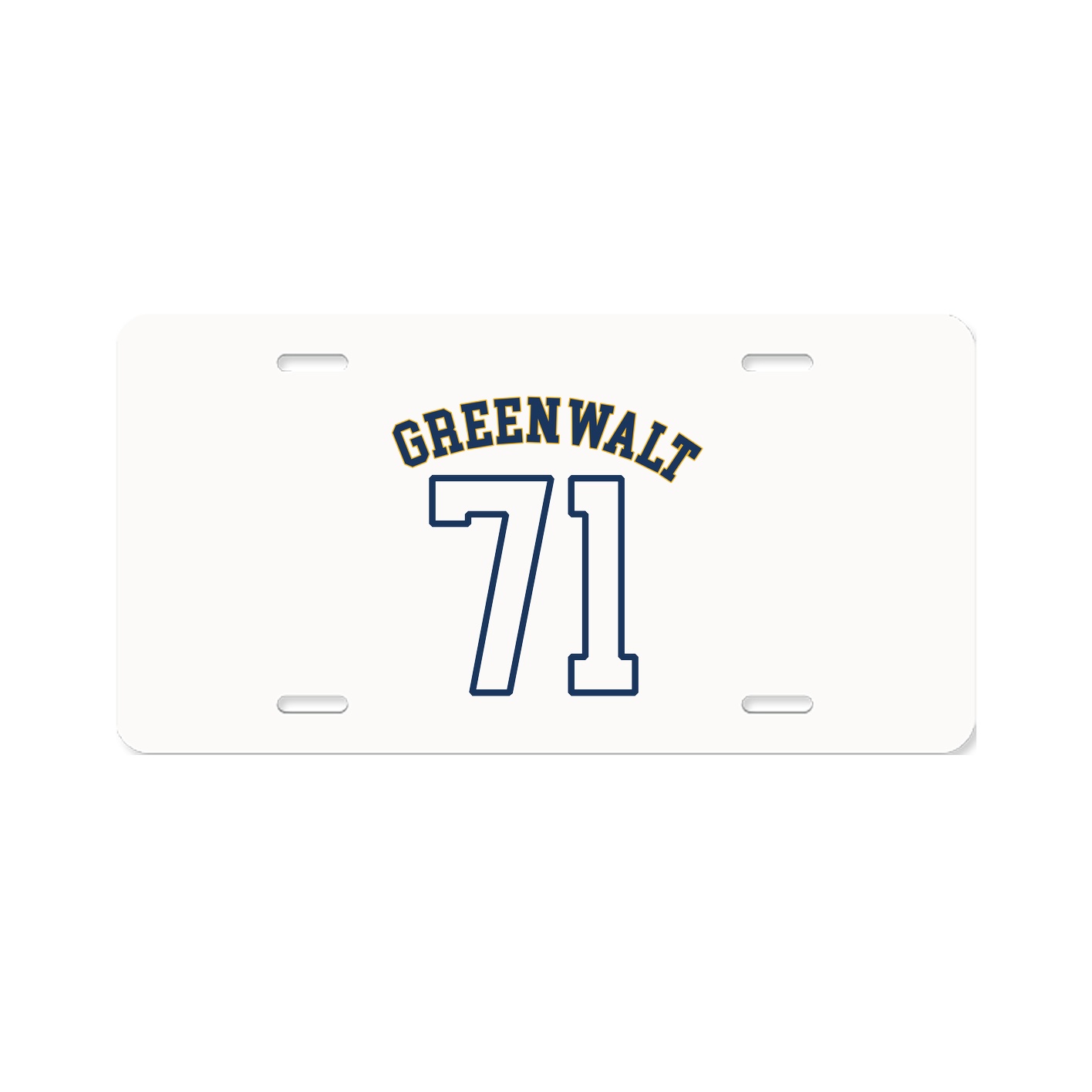 License Plate — Shirsey Arch in Classic