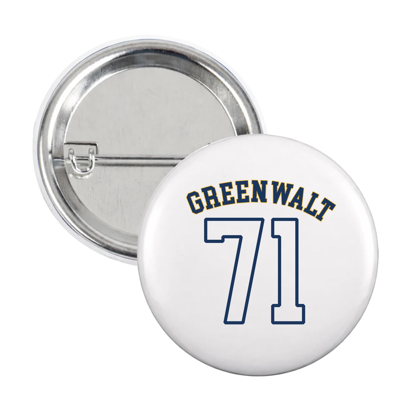 Game Day Button — Shirsey Arch in White