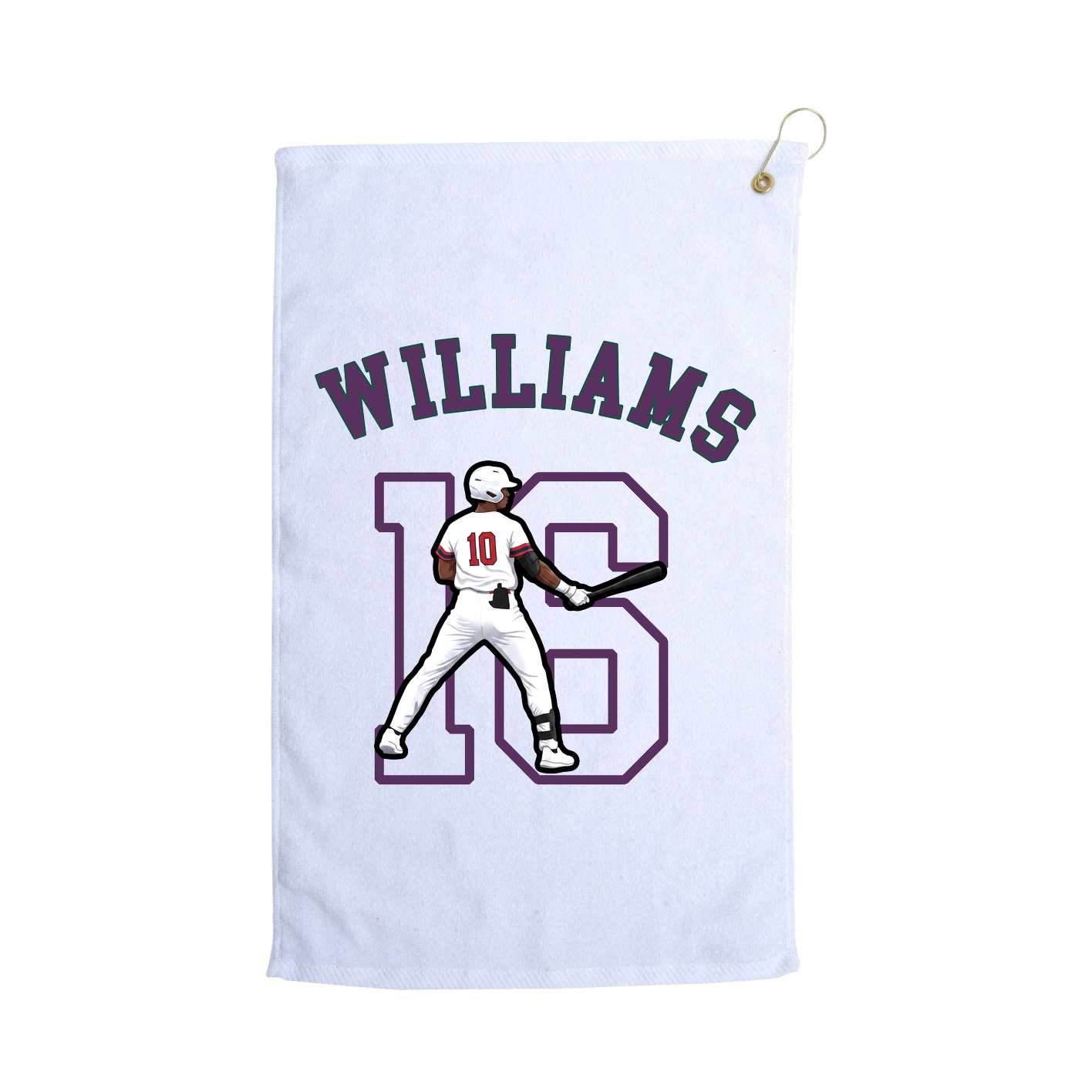 Golf Towel — Shirsey Arch in White