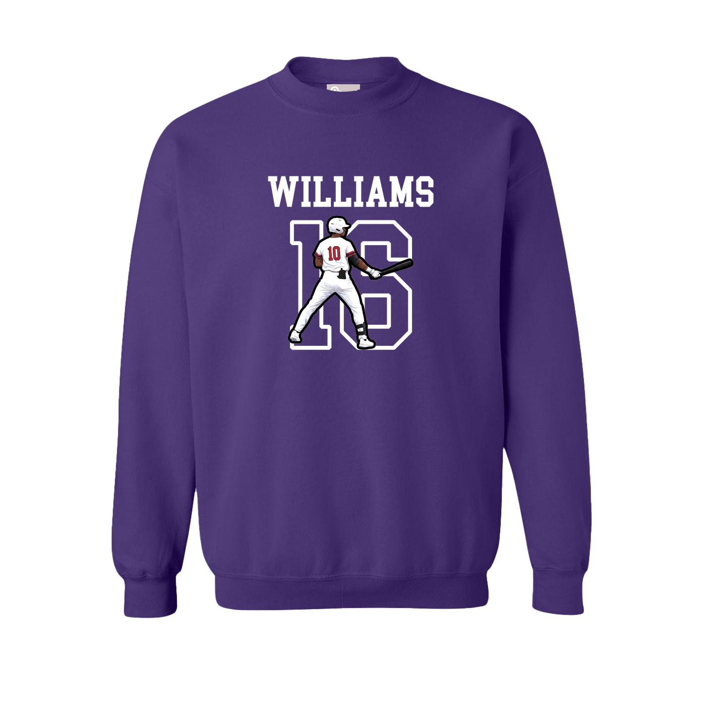 Fleece Crew — Shirsey in Purple