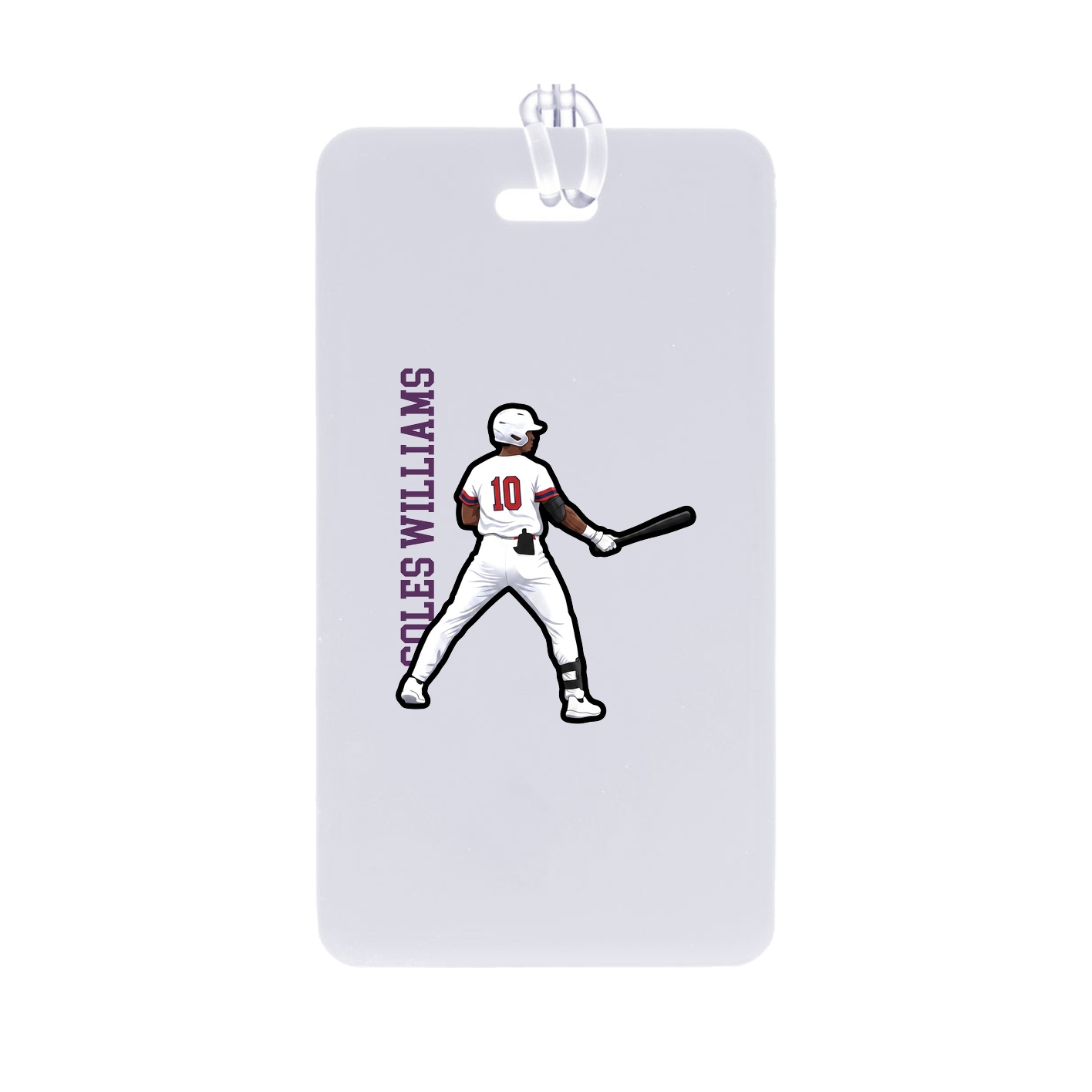 Bag Tag — Name Vertical in Classic