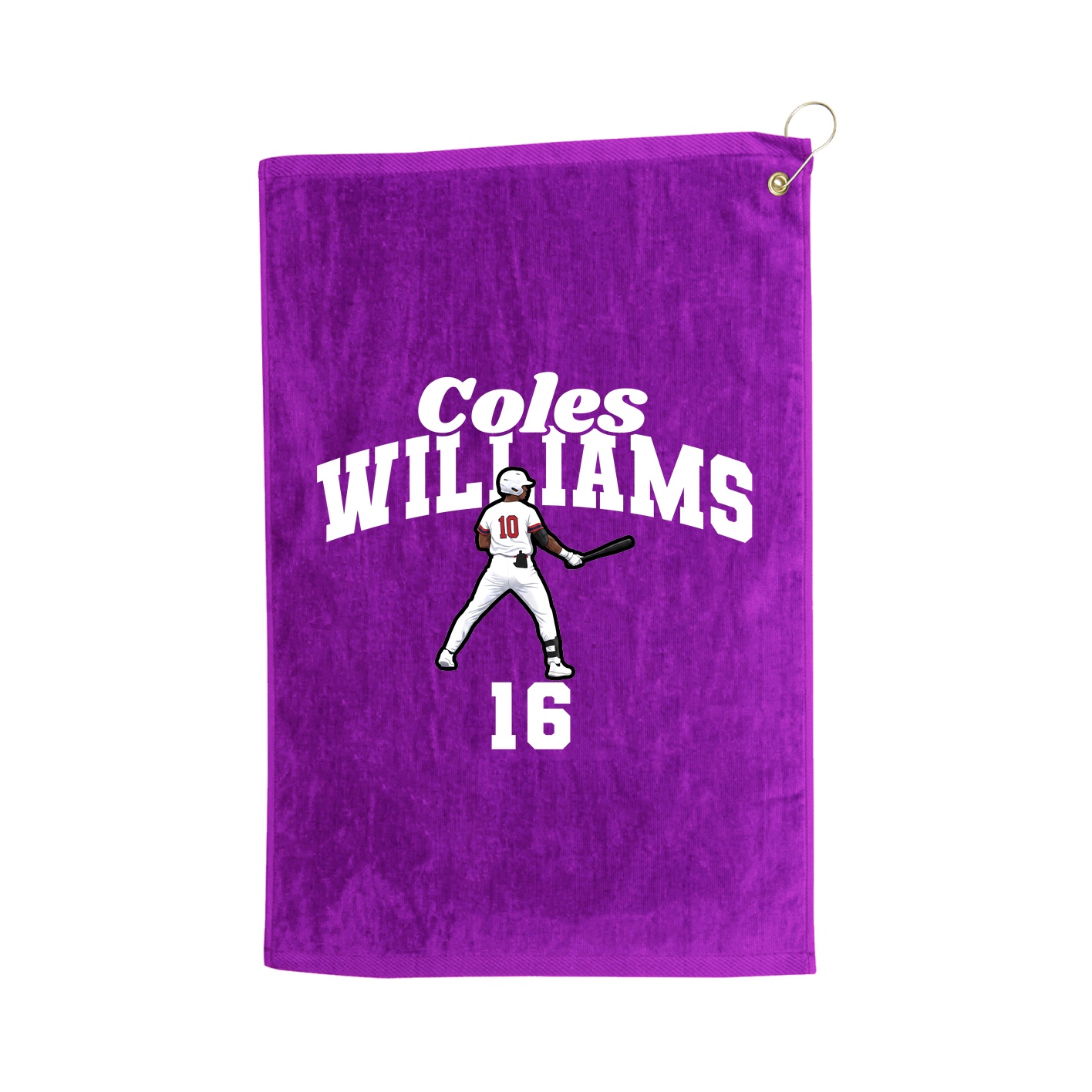 Golf Towel — Signature Arch in Purple