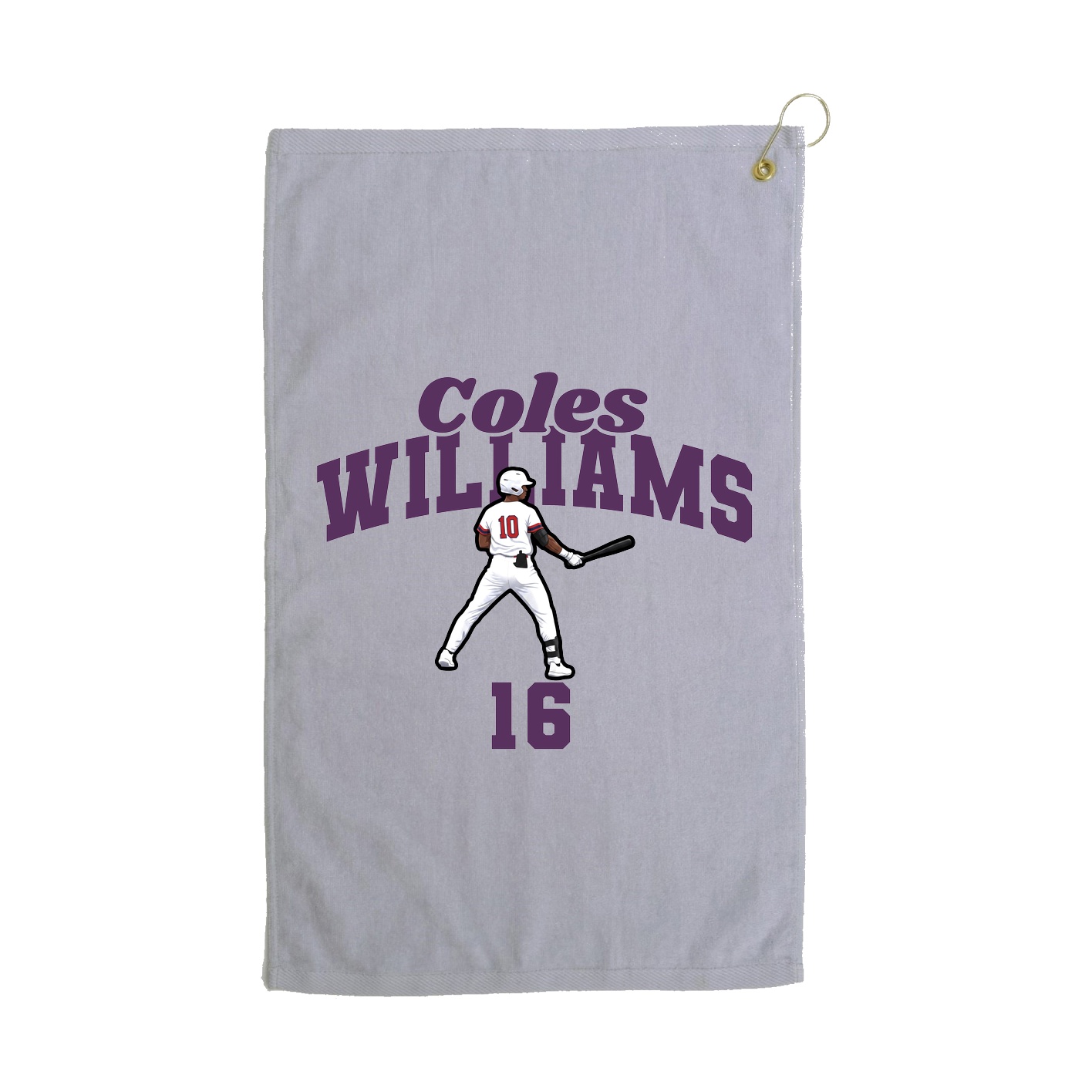 Golf Towel — Signature Arch in Grey