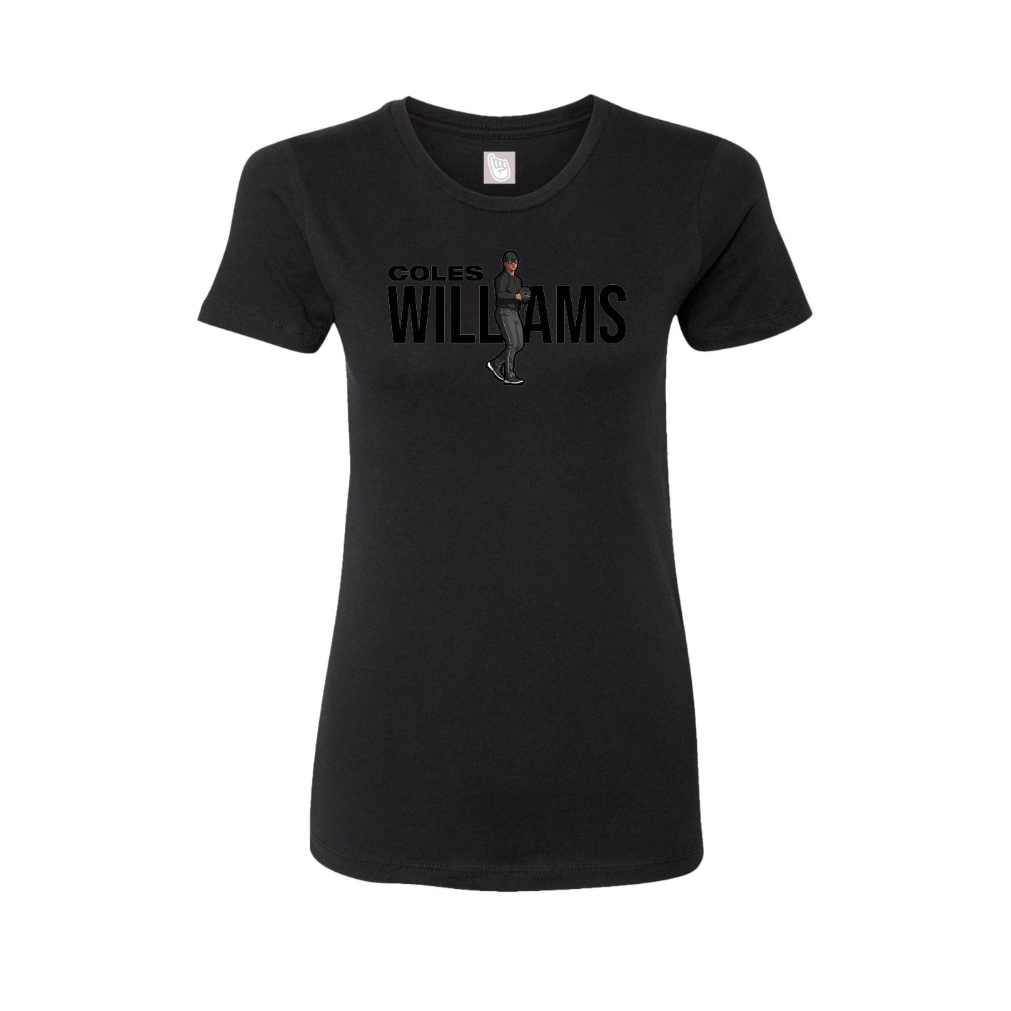Womens Tee — Player Name in Black