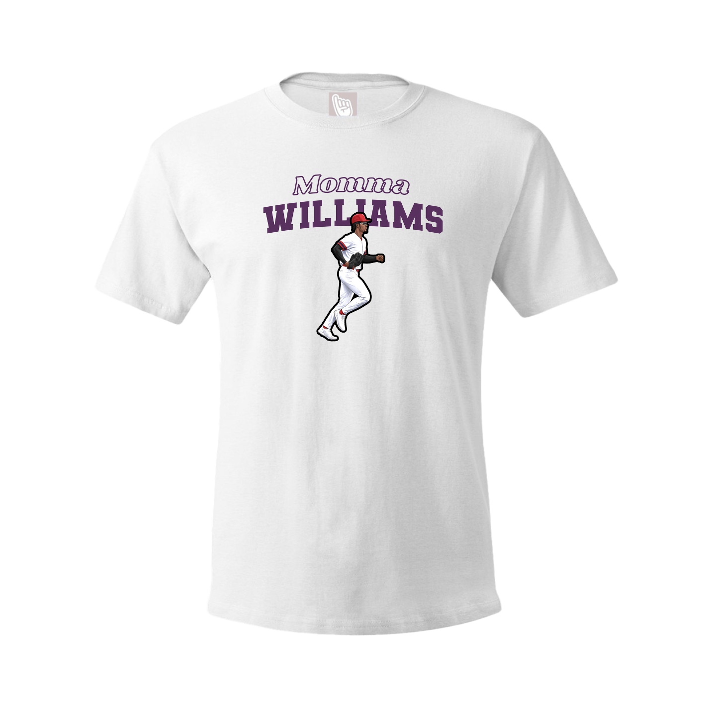 Youth Tee — Mothers Day Block in White