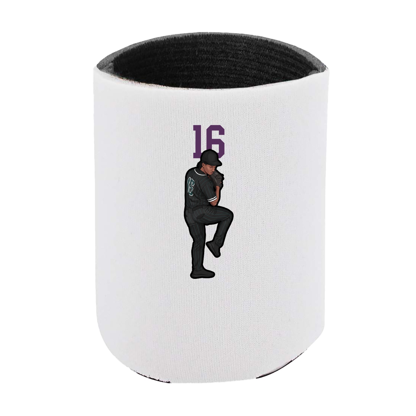 Can Holder — Number Top in White