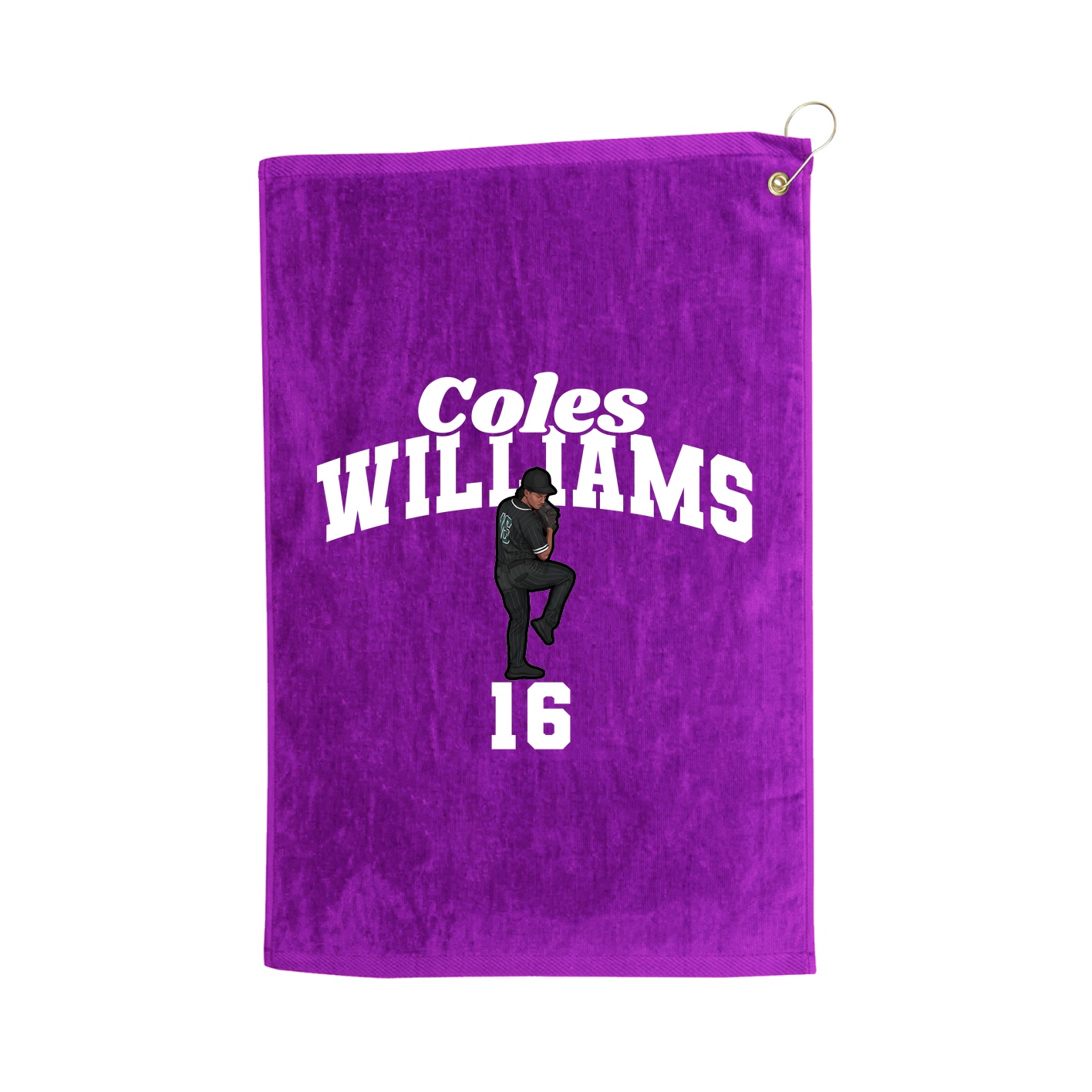 Golf Towel — Signature Arch in Purple
